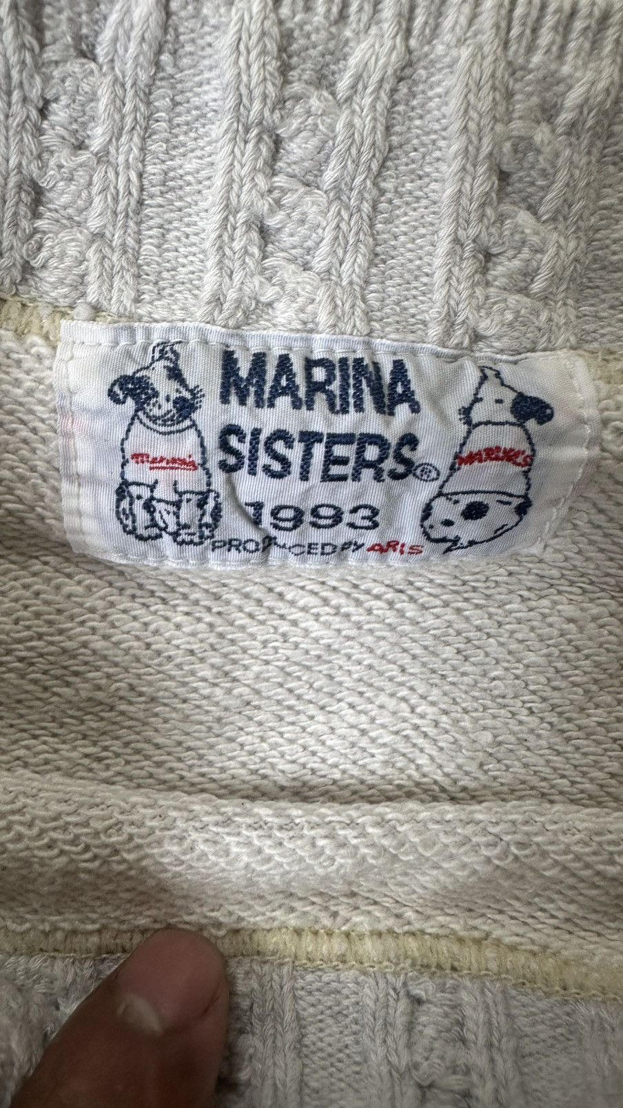 Vintage VINTAGE MARINA SISTERS 1993 SWEATER Size US M / EU 48-50 / 2 - 6 Thumbnail
