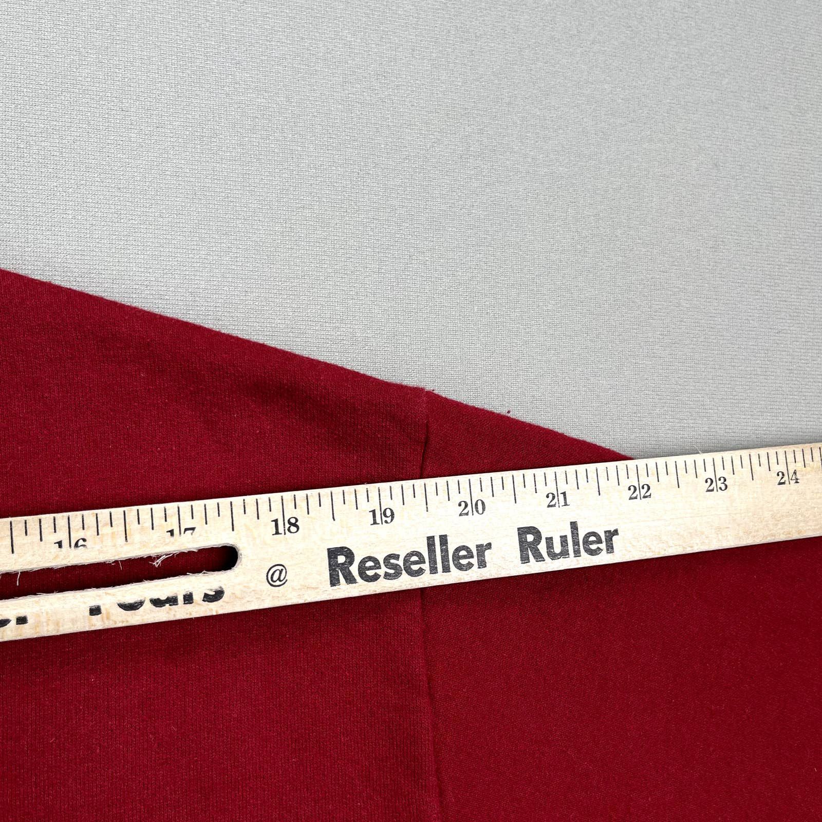 Jerzees × Vintage Vintage Red Sweatshirt Medium Jerzees Blank Basic Crewneck Size US M / EU 48-50 / 2 - 10 Thumbnail