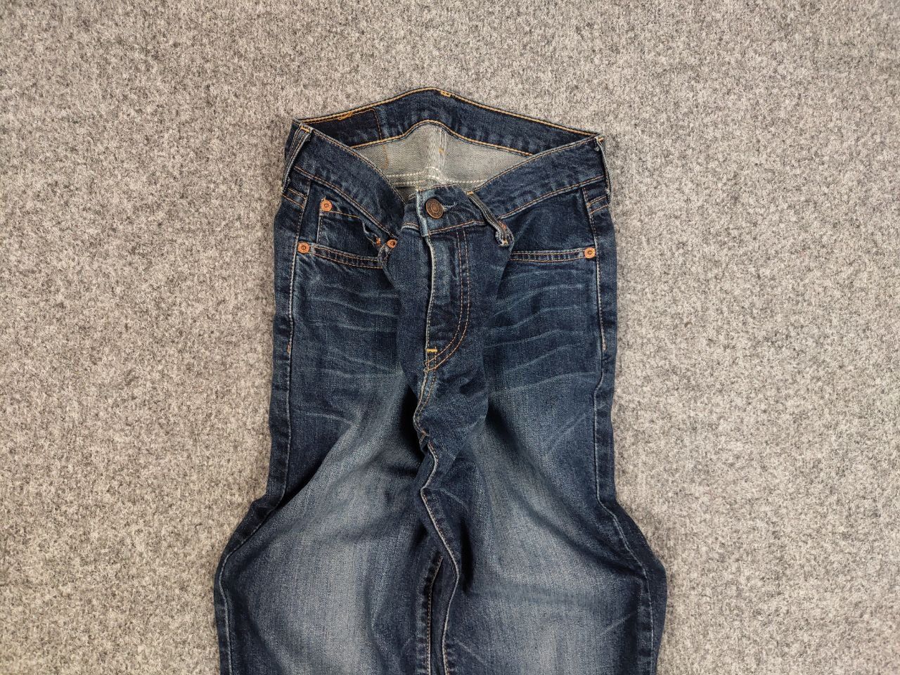If Six Was Nine VTG if six was nine Style levis 529 Distressed Flared Jeans Size 29" - 7 Thumbnail