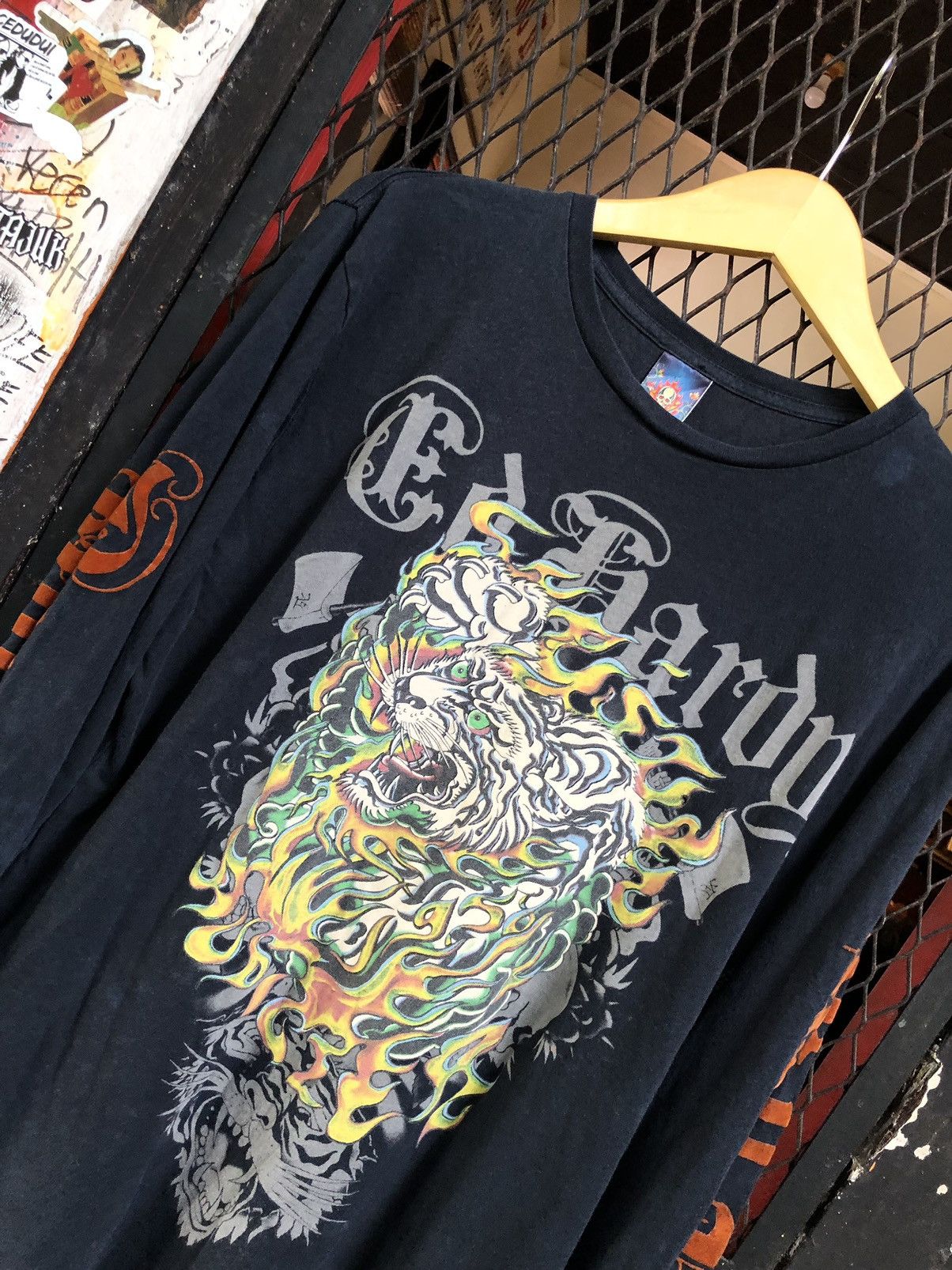 Christian Audigier × Ed Hardy × Vintage VINTAGE ED HARDY LONG SLEEVE Size US XL / EU 56 / 4 - 3 Thumbnail