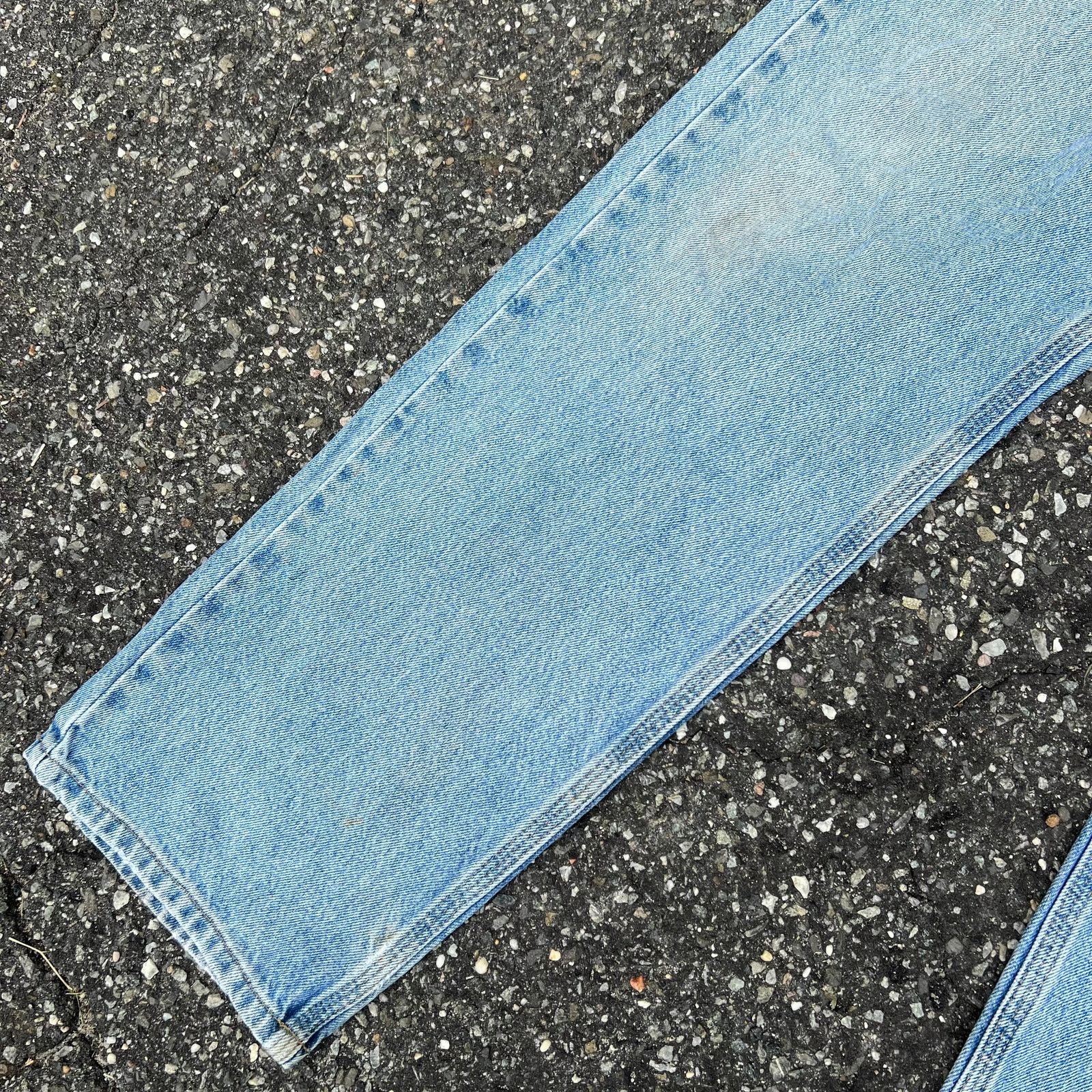 Carhartt Vintage carhartt denim jeans light wash work carpenter pants Size US 37 - 9 Thumbnail