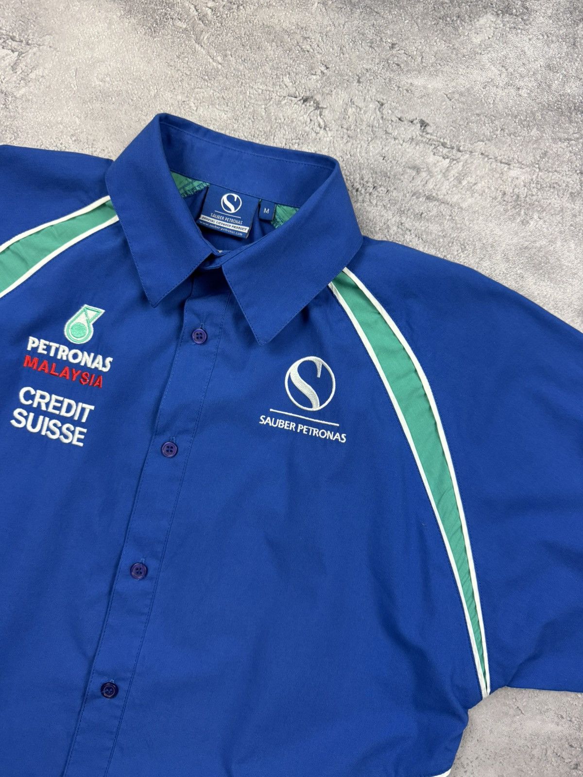 Formula 1 Vintage Sauber Petronas Malaysia Shirt Formula 1 Racing Size US M / EU 48-50 / 2 - 7 Thumbnail