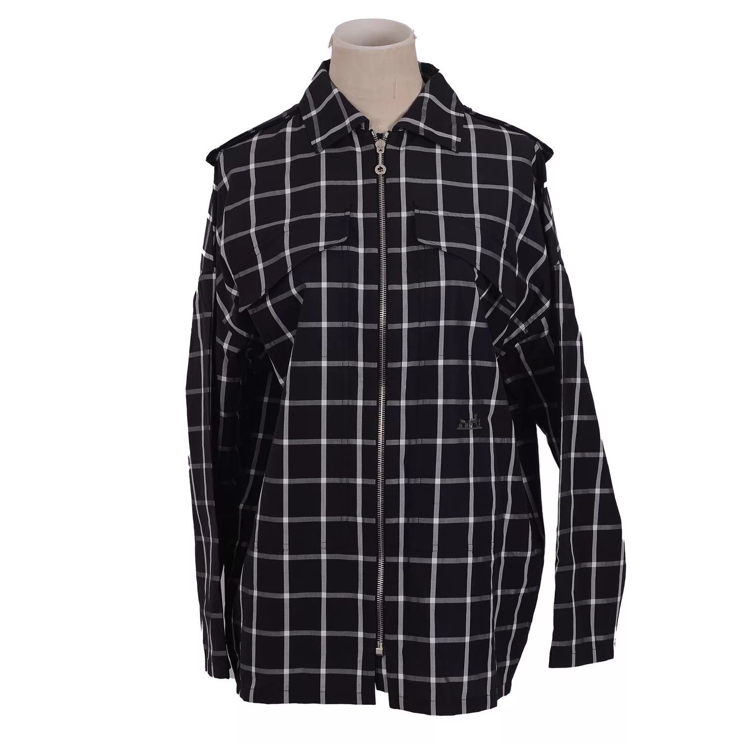 Hermes Hermès Check Shirt Jacket Size XS / US 0-2 / IT 36-38 - 1 Thumbnail