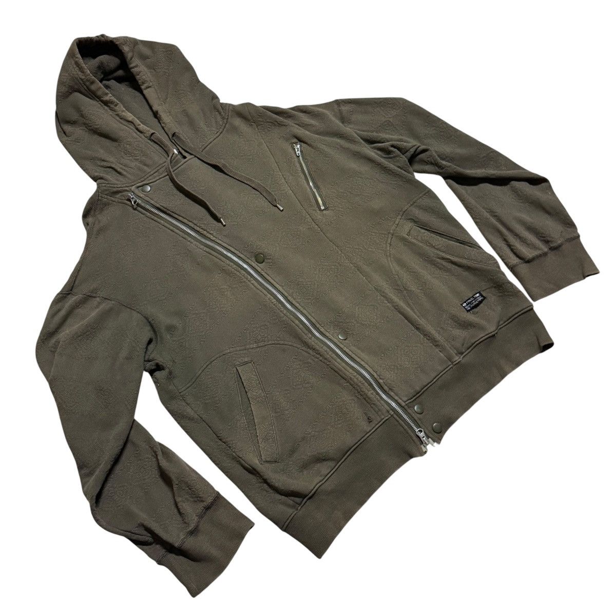 Final Home 90's Final Home Asymmetrical zipper hoodie Size US L / EU 52-54 / 3 - 3 Thumbnail