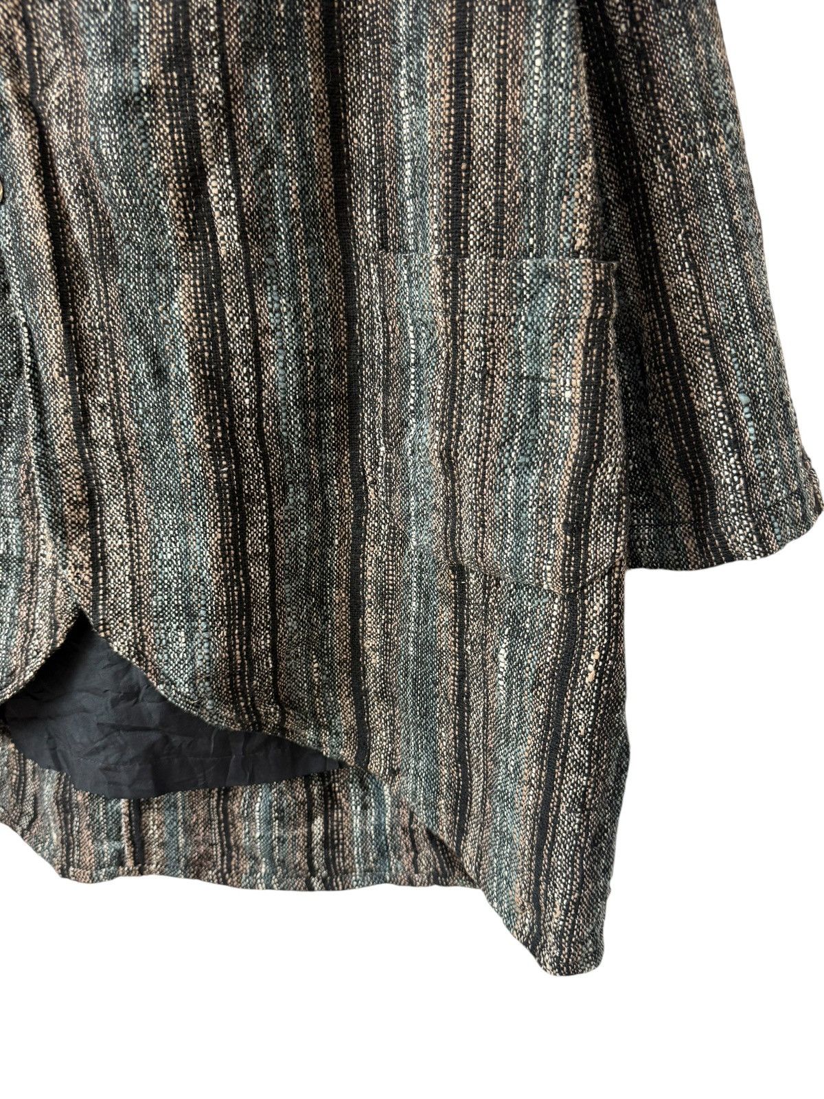 Japanese Brand JAPAN DESIGNER RYE OVERSIZED EARTH TEXTURE TONE HOODEDJACKET Size US M / EU 48-50 / 2 - 4 Thumbnail