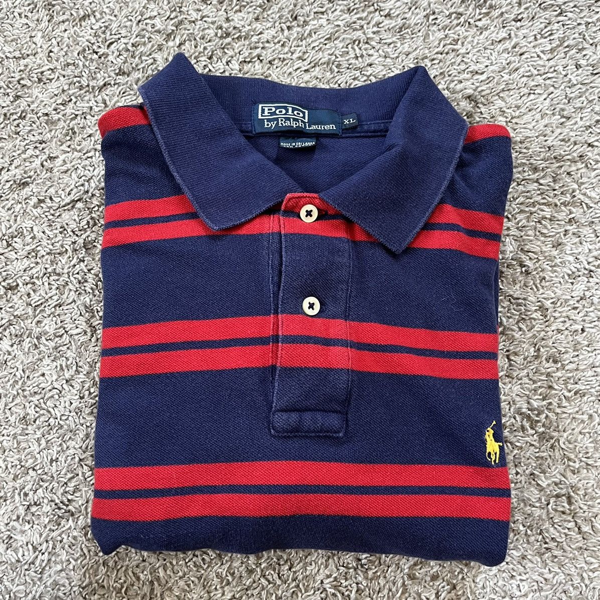 Polo Ralph Lauren 🔴Polo Ralph Lauren Shirt Size XL Stripes Short Sleeves Size US L / EU 52-54 / 3 - 12 Thumbnail