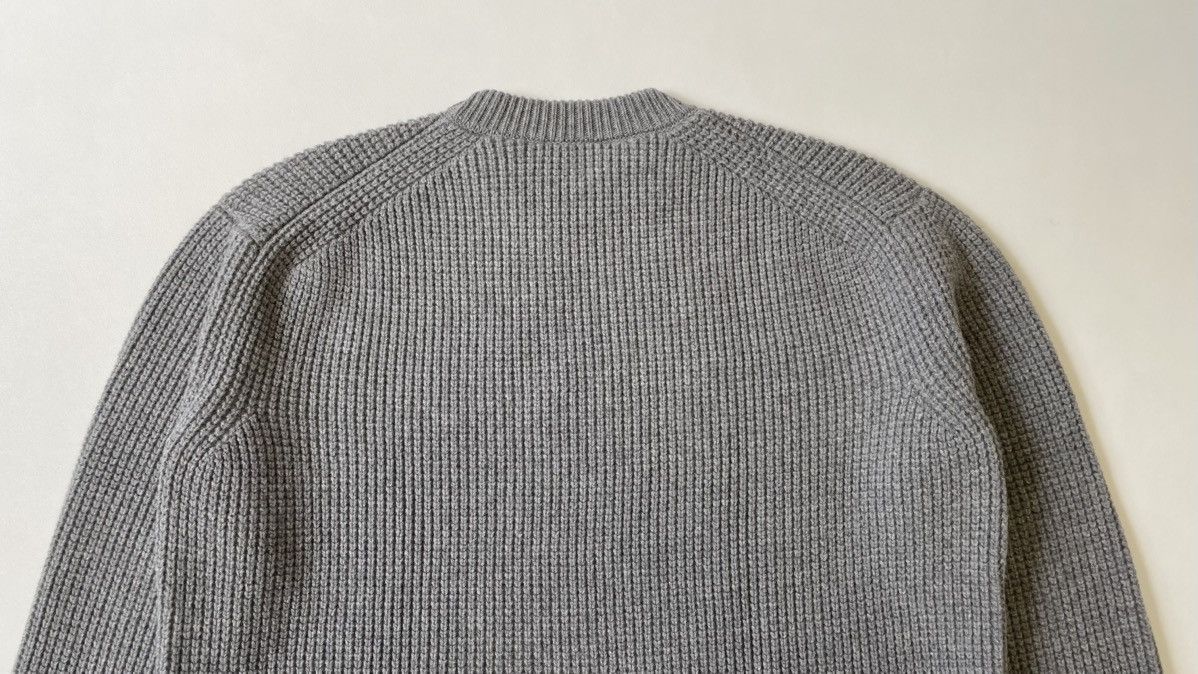 Jil Sander A/W 18 Oversized ‘Waffle Weave’ Wool Sweater Size US L / EU 52-54 / 3 - 14 Thumbnail