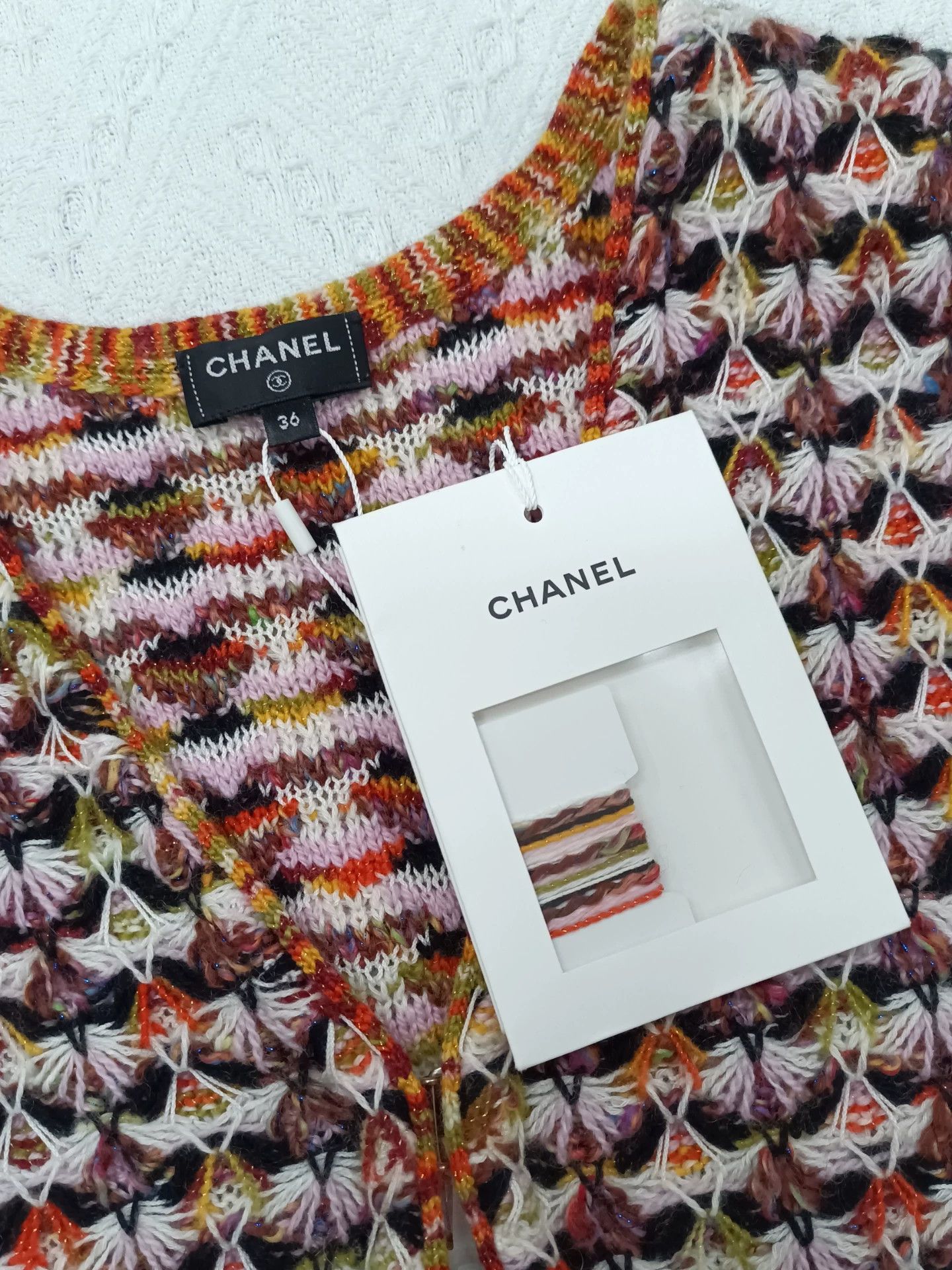 Chanel Chanel Women's Chunky Knit Vest FR36 Size XS / US 0-2 / IT 36-38 - 4 Thumbnail
