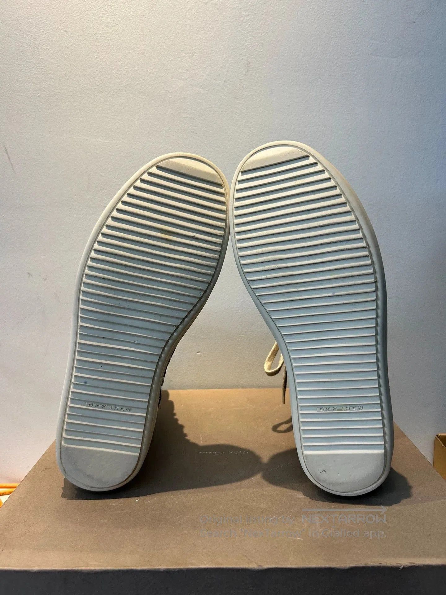 Rick Owens rick owens high-top canvas sneakers in black. Size US 10.5 / EU 43-44 - 7 Thumbnail