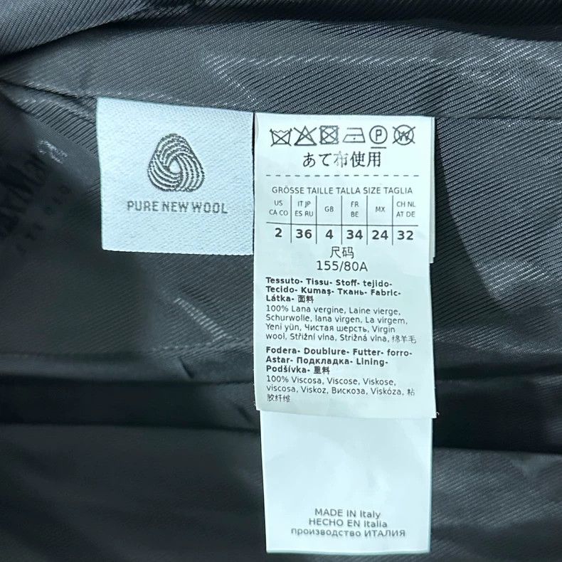 Max Mara Max Mara Black wool single-breasted coat Size S / US 4 / IT 40 - 6 Thumbnail