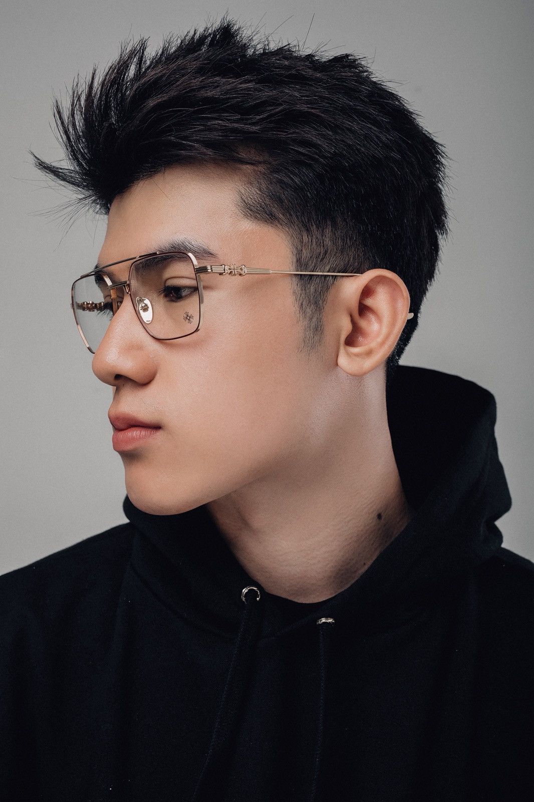 Chrome Hearts CHROME HEARTS MAGNUM II BORDELLO GOLD PLATED GLASSES Size ONE SIZE - 10 Thumbnail