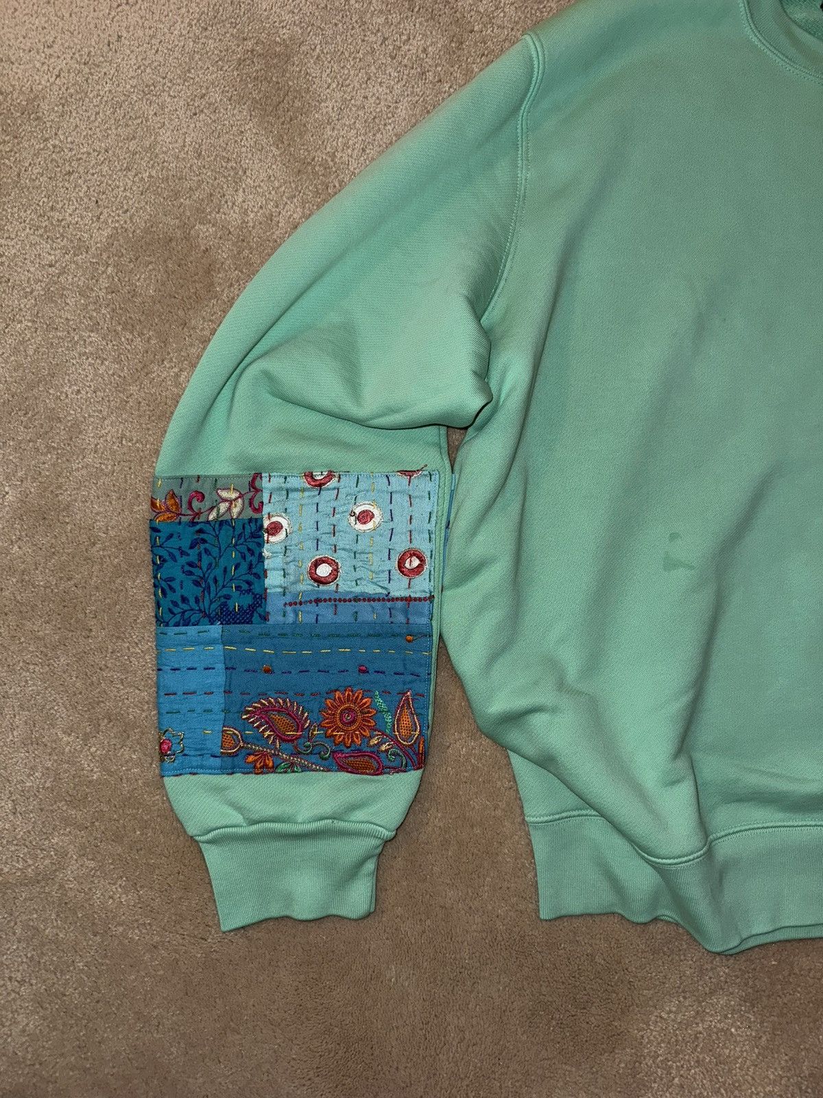 Amiri Amiri quilted art patch crewneck sweater Size US XXL / EU 58 / 5 - 4 Thumbnail