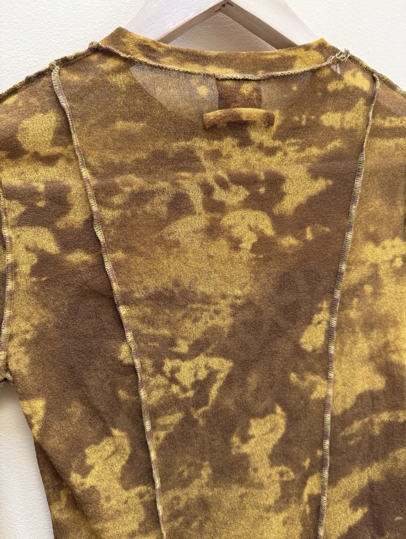 Jean Paul Gaultier SS 1996 JEAN PAUL GAULTIER Classique Long Sleeve Mesh Top S Size S / US 4 / IT 40 - 8 Thumbnail