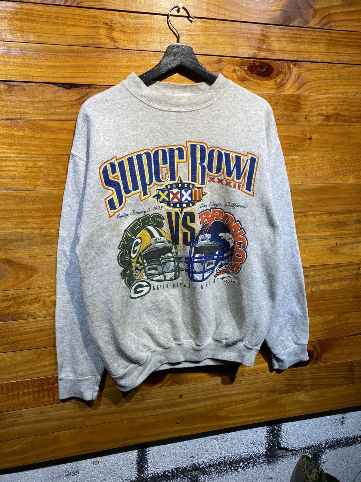NFL Vintage Super Bowl XXXII Green Bay Packers vs Denver Broncos Size US M / EU 48-50 / 2 - 5 Thumbnail