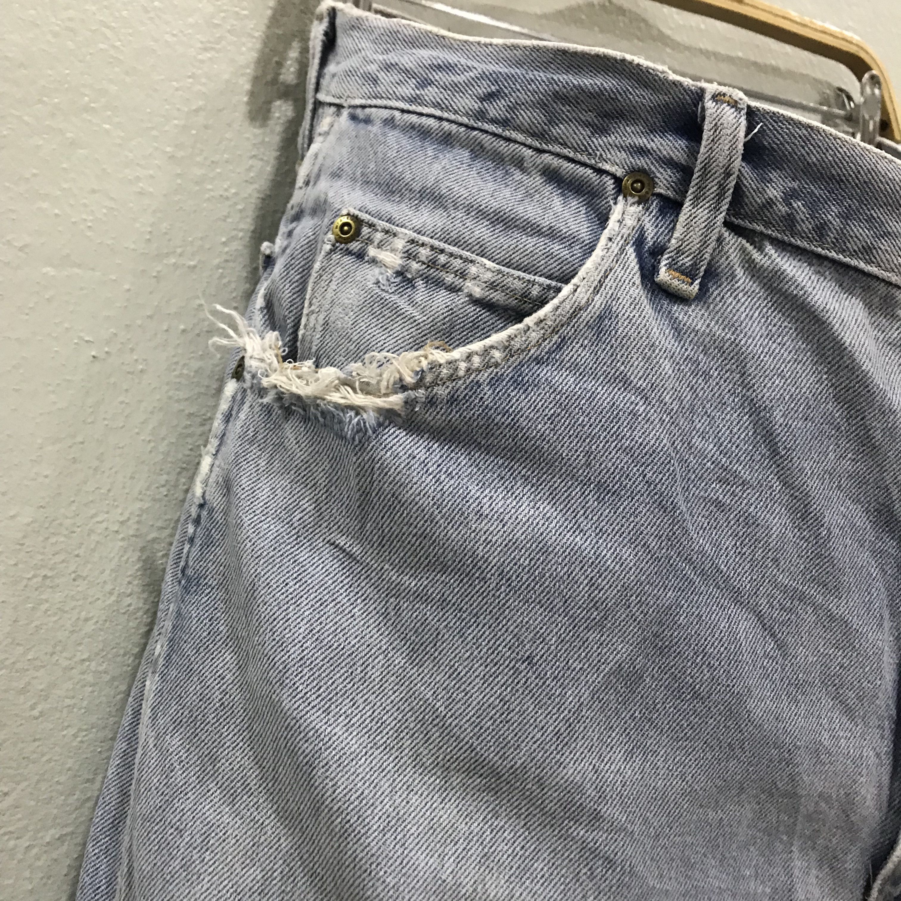 Wrangler Vintage 90s Wrangler Light Wash High Waist Wide Leg Size US 36 / EU 52 - 7 Thumbnail