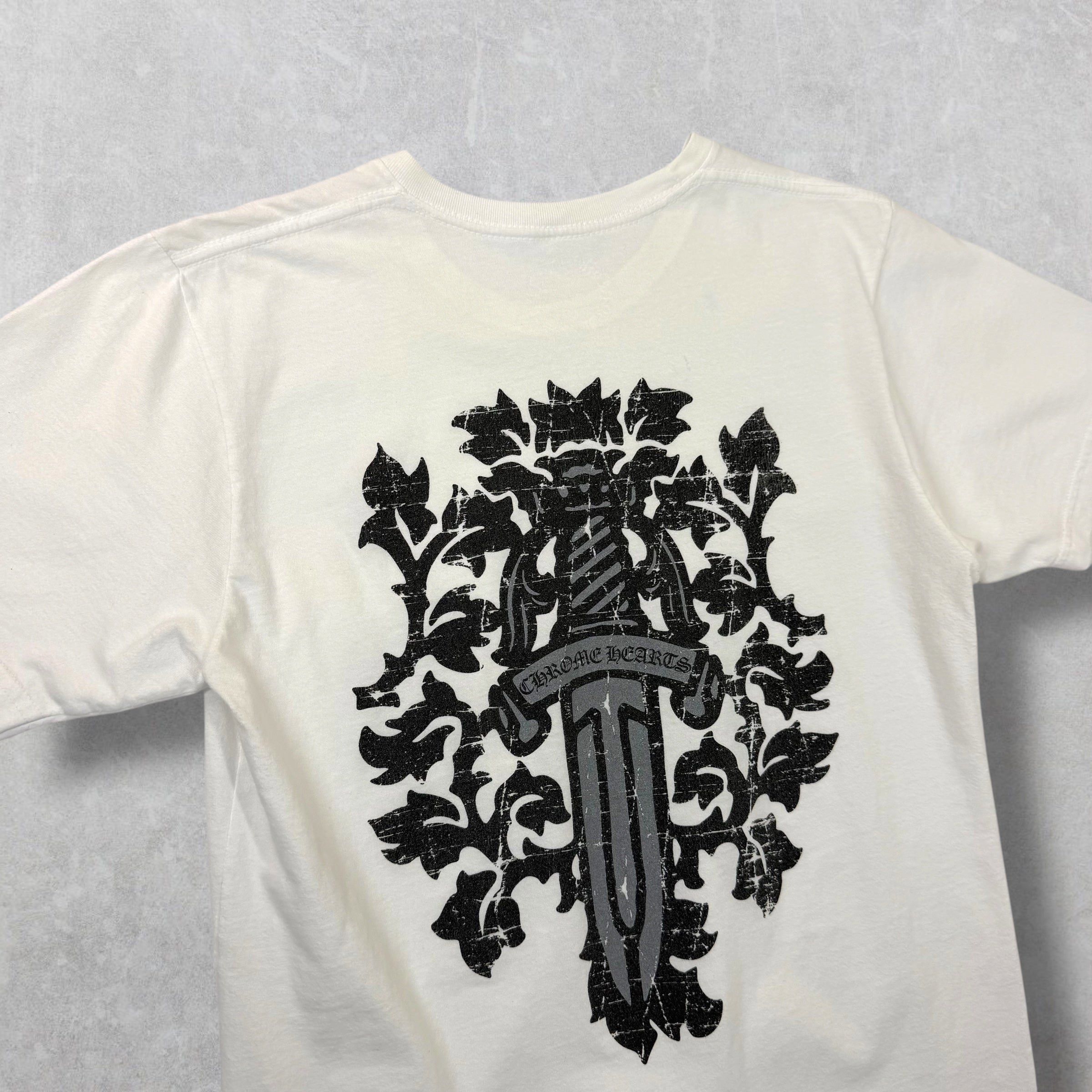 Chrome Hearts Chrome Hearts White Vine Sword Tee Small Size US S / EU 44-46 / 1 - 4 Thumbnail