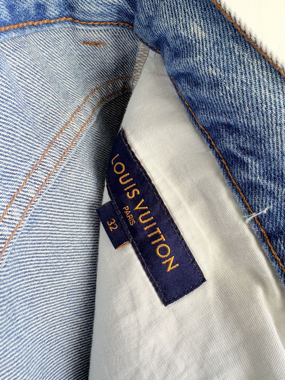 Louis Vuitton Staple Edition Flare Insert Denim Size US 34 / EU 50 - 7 Thumbnail