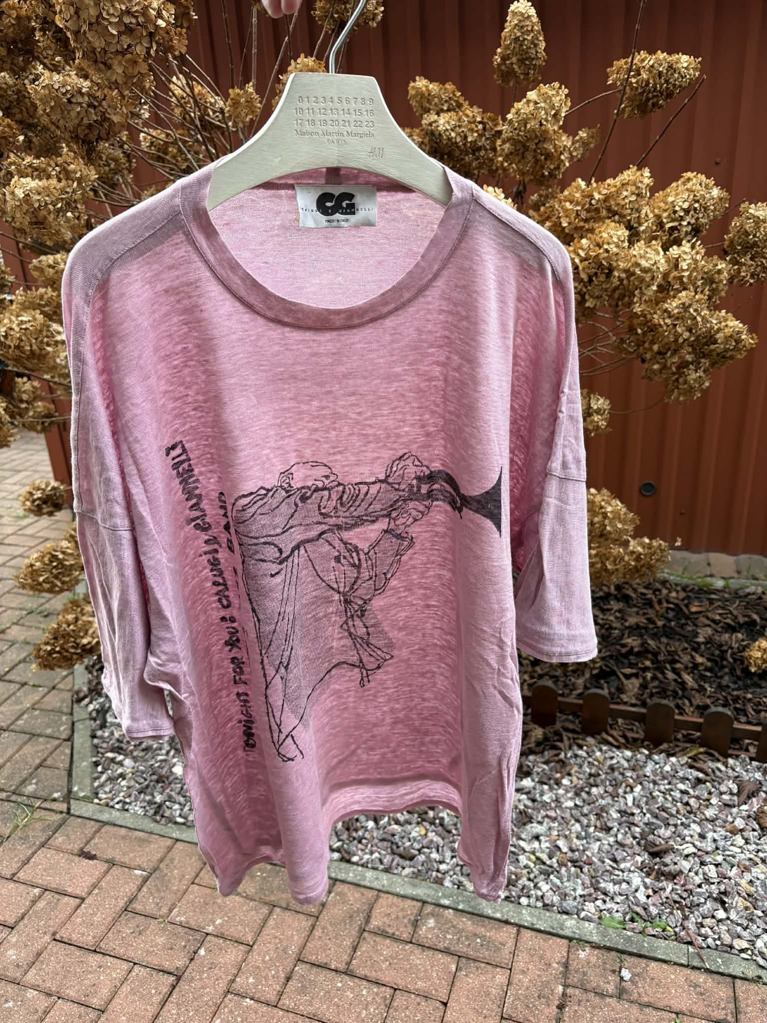 Calugi e Gianelli SS1987 Runway Calugi e Giannelli Jazz Band Linen T-shirt Size US XL / EU 56 / 4 - 1 Thumbnail