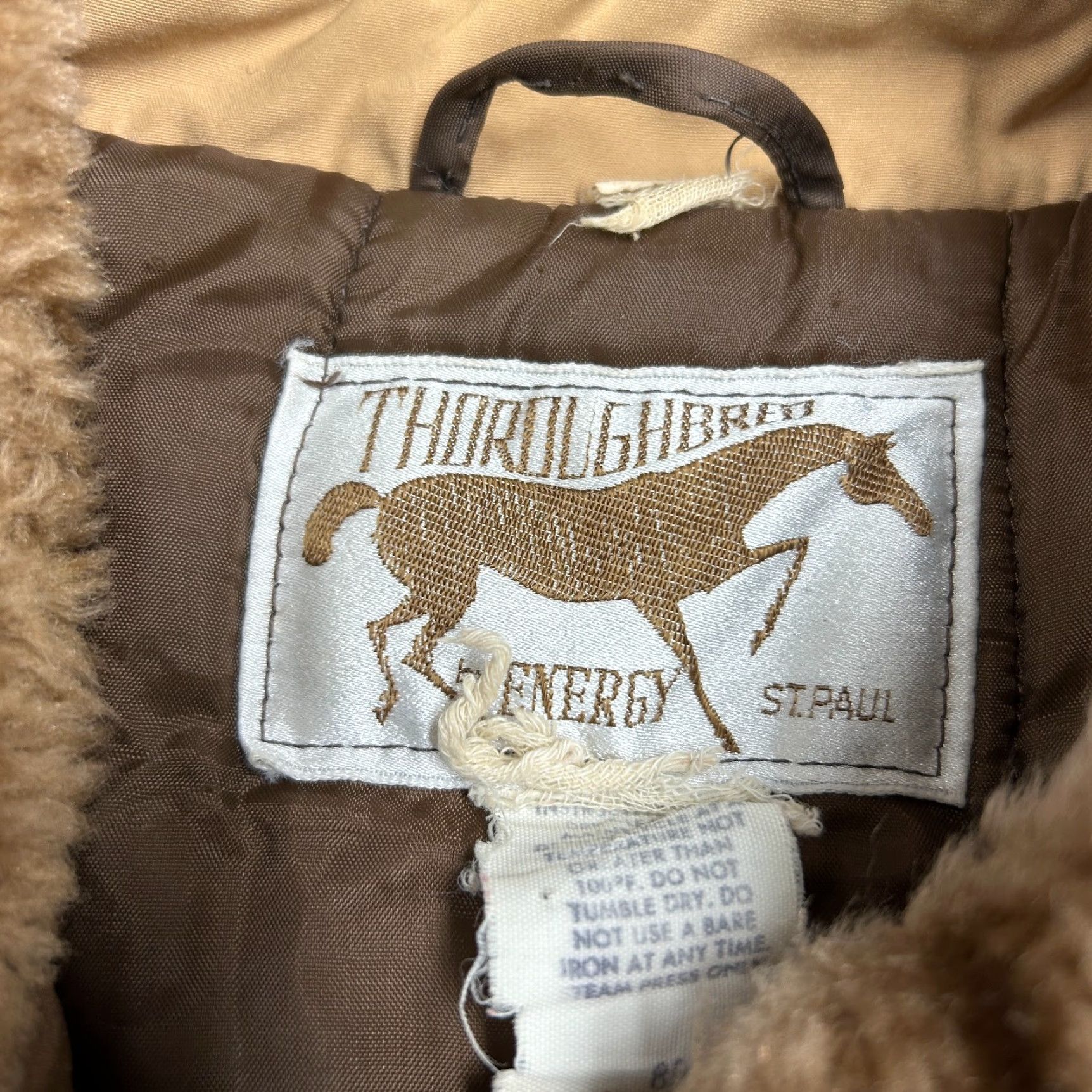 Vintage VINTAGE Thoroughbred Jacket Mens XL Brown Windbreaker Parka Coat Size US XL / EU 56 / 4 - 4 Thumbnail