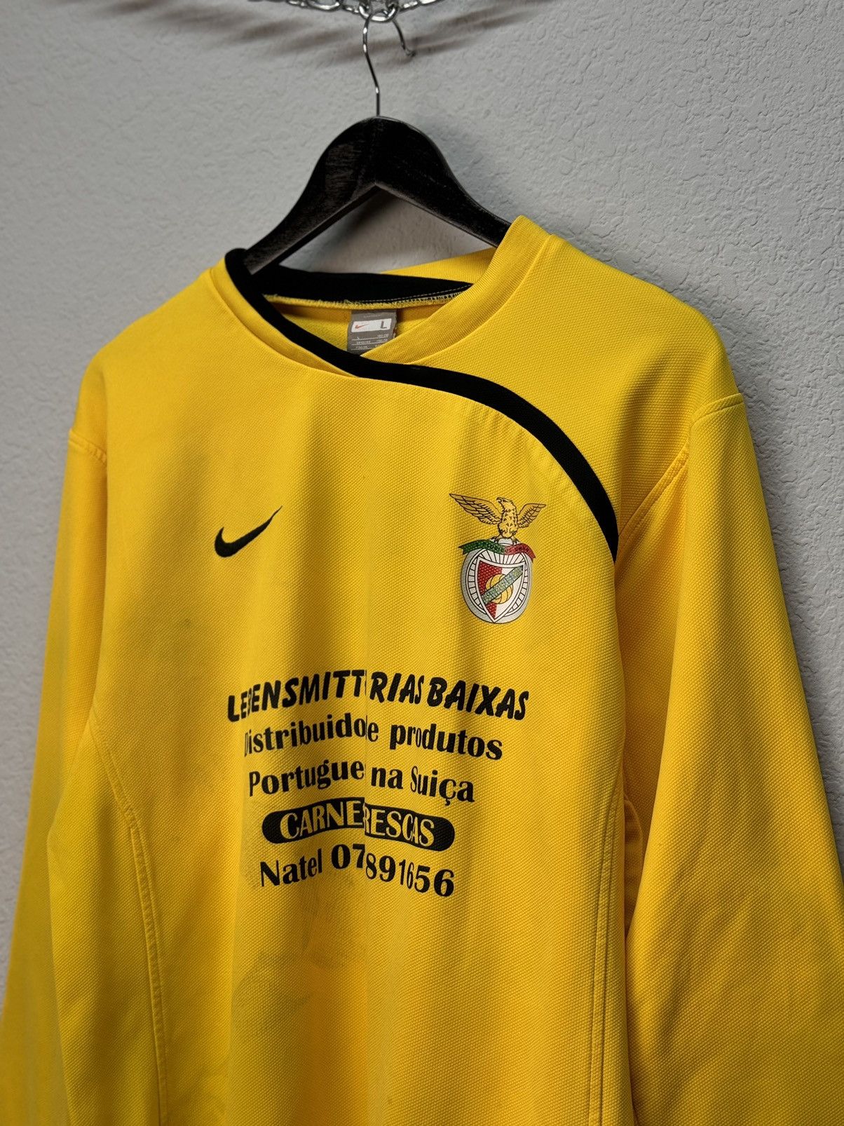 Adidas × Vintage Vintage Nike Benfica Goalkeeper shirt jersey Size US L / EU 52-54 / 3 - 2 Thumbnail
