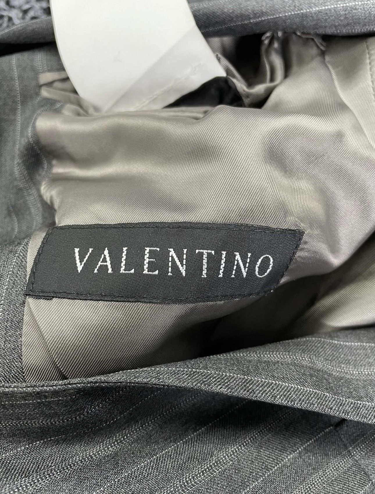 Valentino Valentino grey striped suits Size 50R - 4 Thumbnail