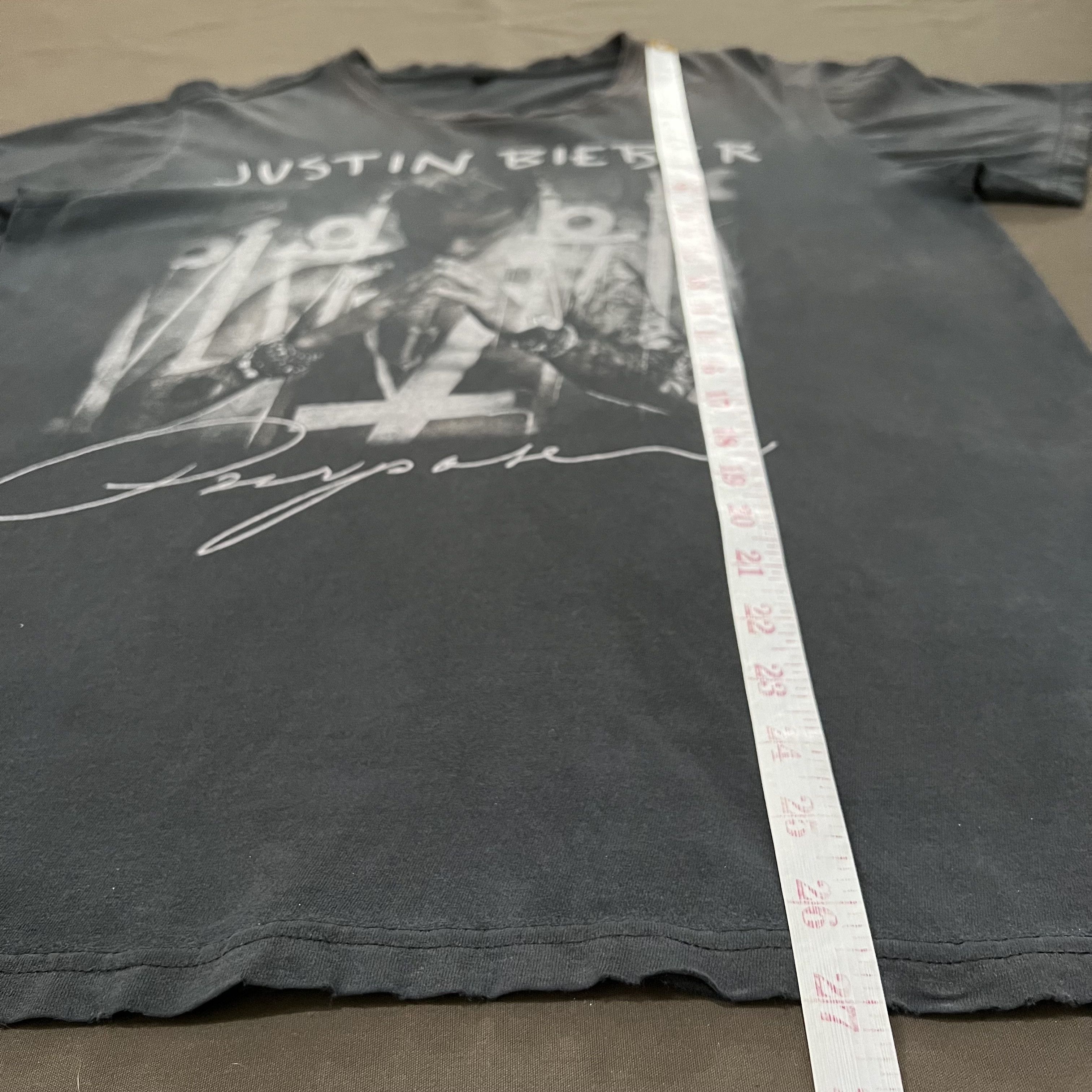Band Tees Justin Bieber Promo Tee Distressed Faded Thrashed Size US M / EU 48-50 / 2 - 14 Thumbnail
