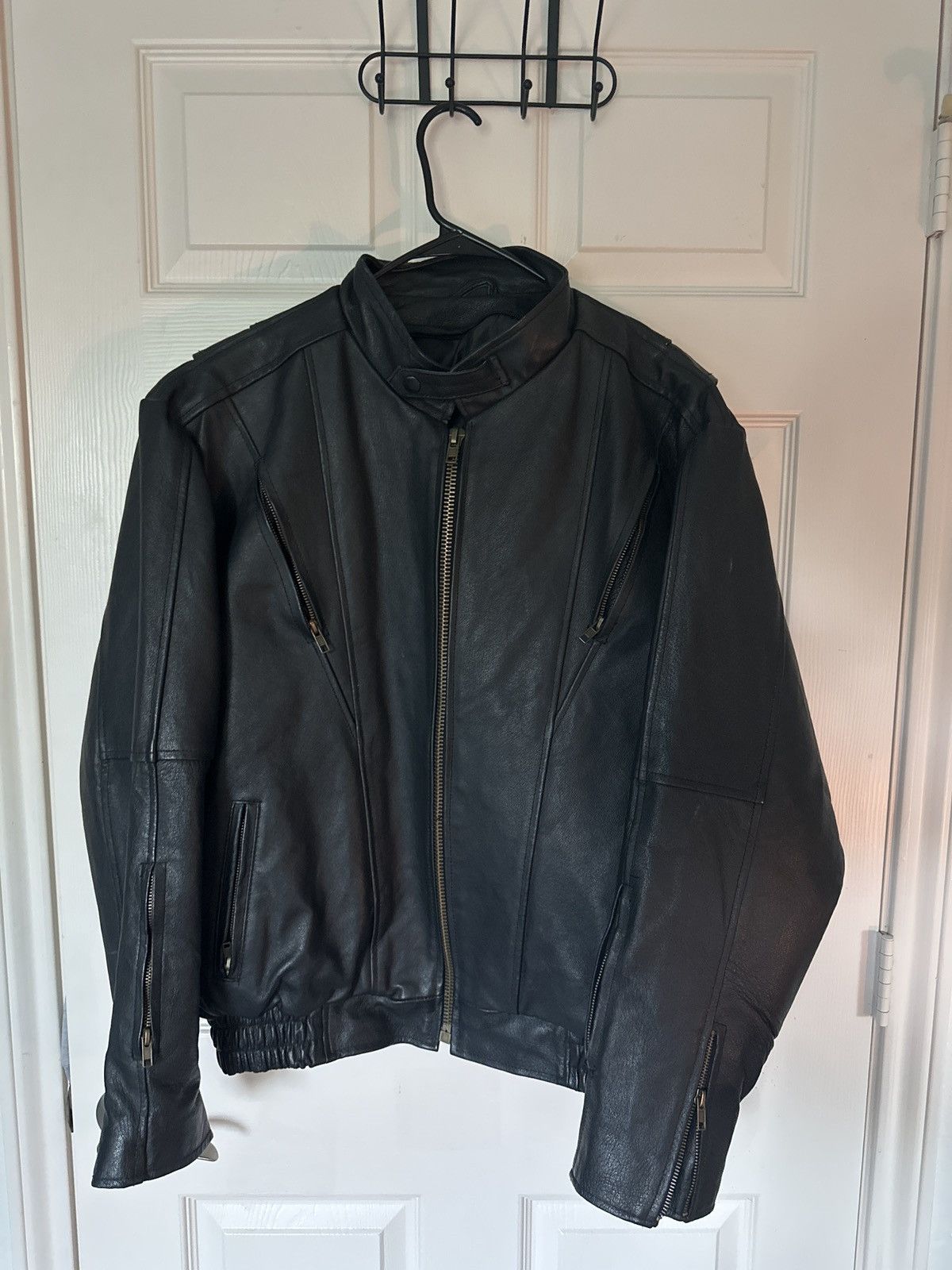 Vintage Vintage leather biker jacket Size US L / EU 52-54 / 3 - 1 Thumbnail