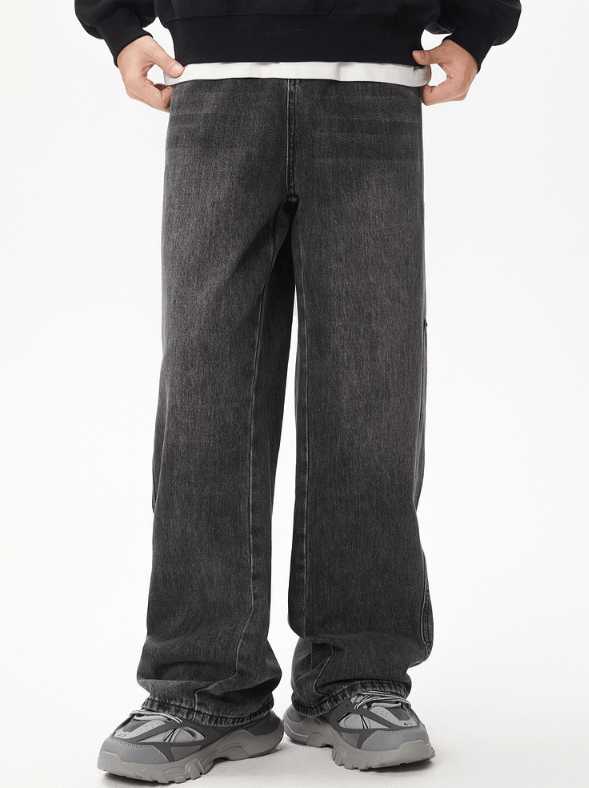 Japanese Brand × Jean American retro wide-leg men's loose distressed jeans Size US 32 / EU 48 - 5 Thumbnail