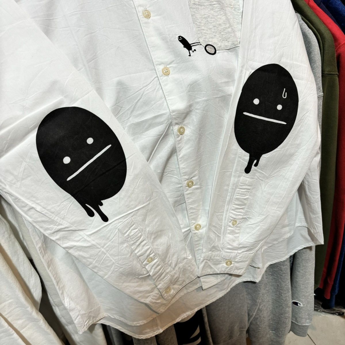 Designer × If Six Was Nine × Japanese Brand Rare Design Tshirts Graniph LS Shirt Size US L / EU 52-54 / 3 - 2 Thumbnail