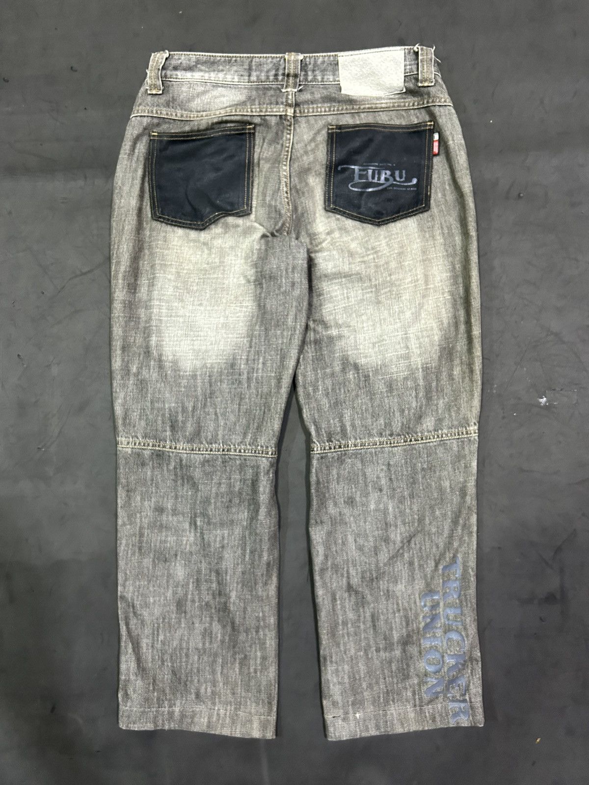 JNCO × Vintage Vintage Fubu Big Rig Denim Baggy Jeans Size US 41 - 5 Thumbnail