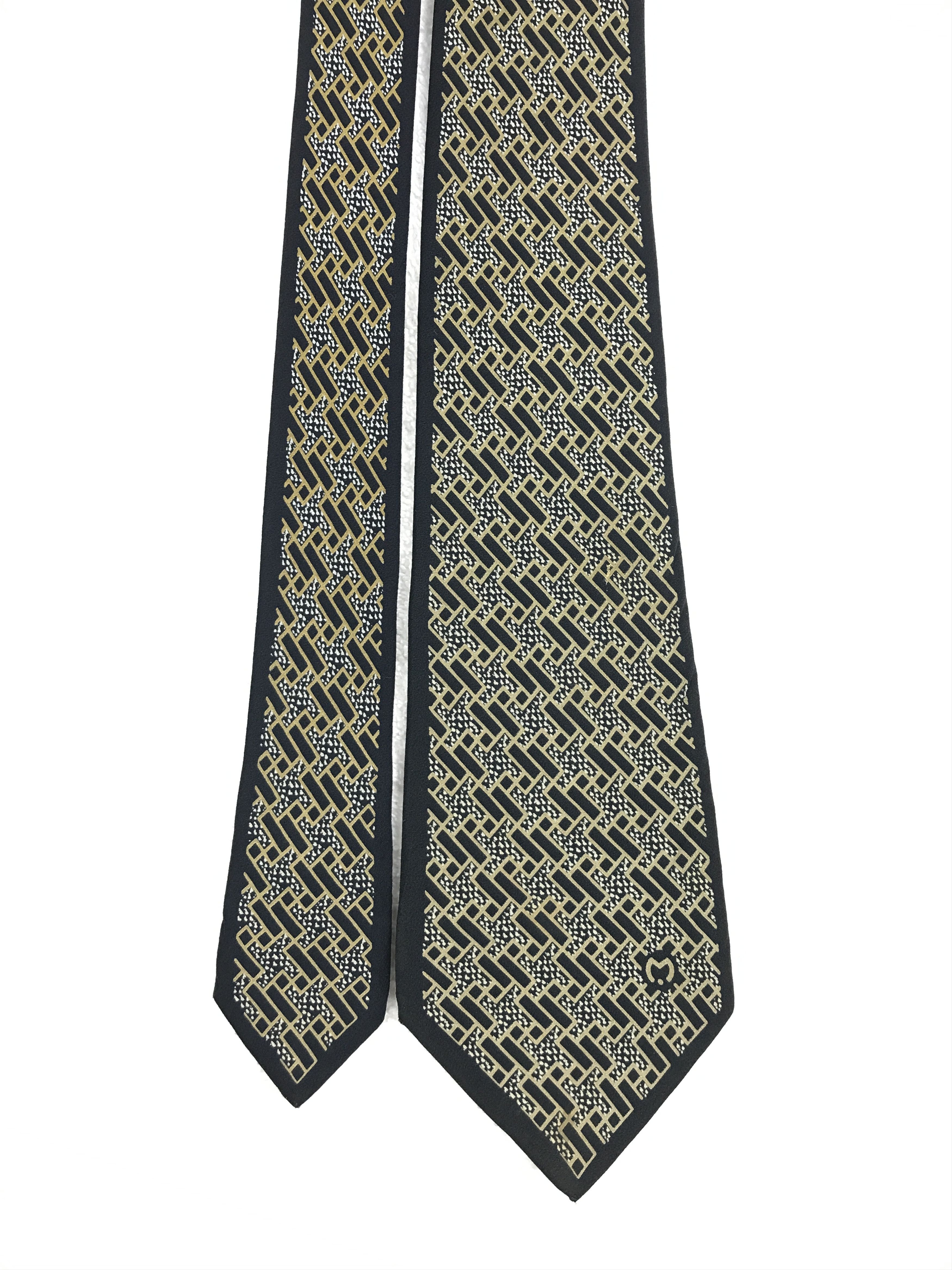 Mila Schon × Vintage Vintage Mila Schon Silk Necktie Size ONE SIZE - 3 Thumbnail