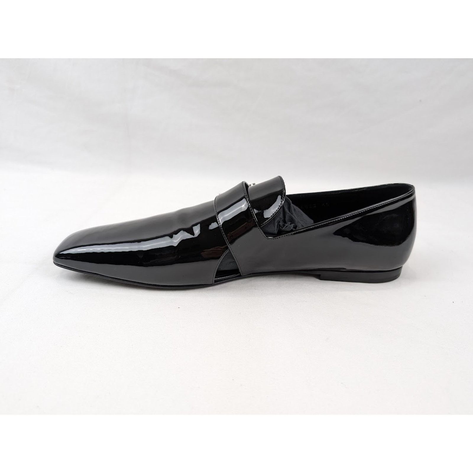Saint Laurent Paris o1rshd1 Vernice Grupy Tristan Slipper in Nero Size US 10 / EU 43 - 7 Thumbnail