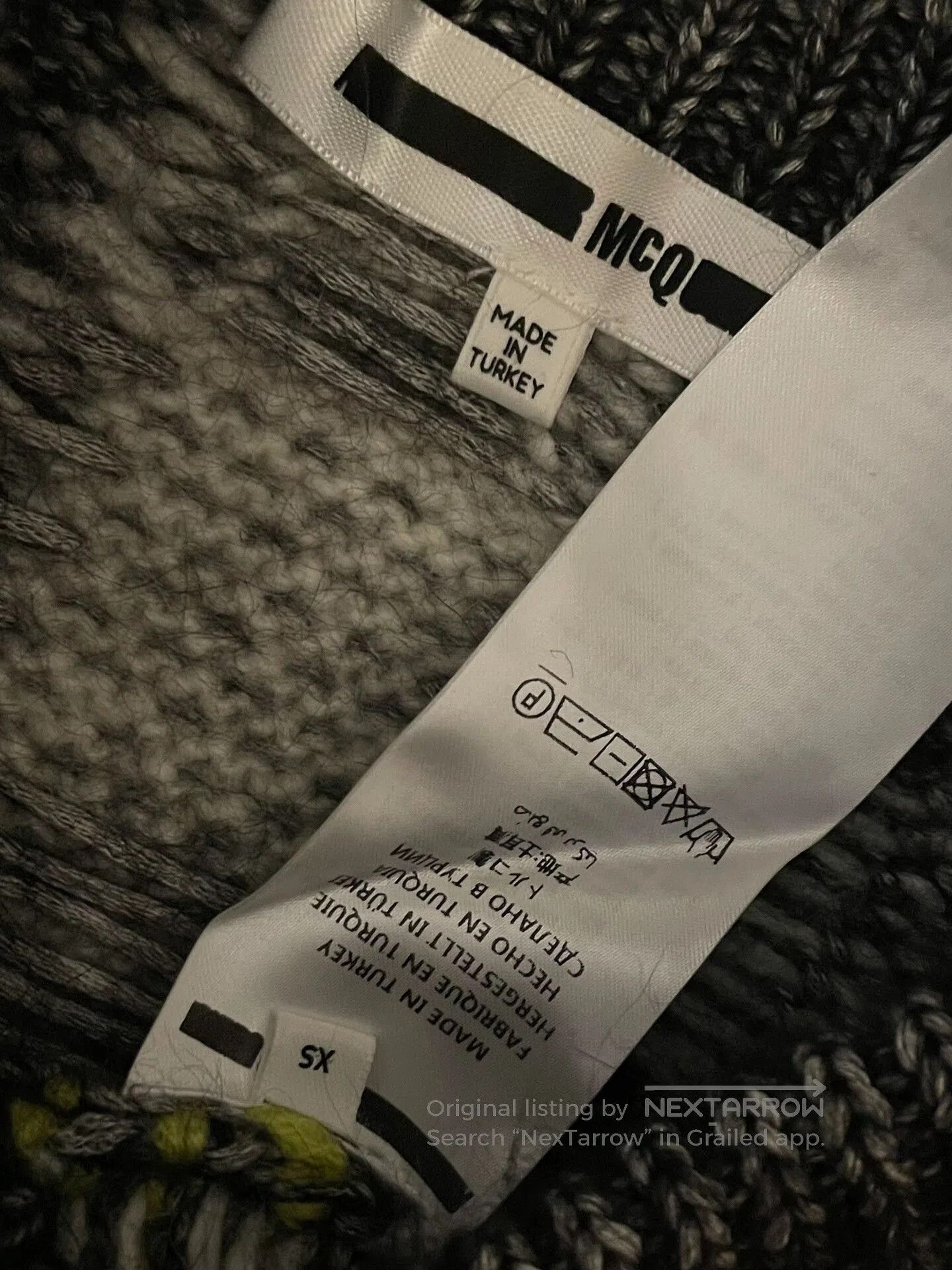 Chanel Alexander McQueen Knit Sweater in Plaid. Size XS / US 0-2 / IT 36-38 - 5 Thumbnail