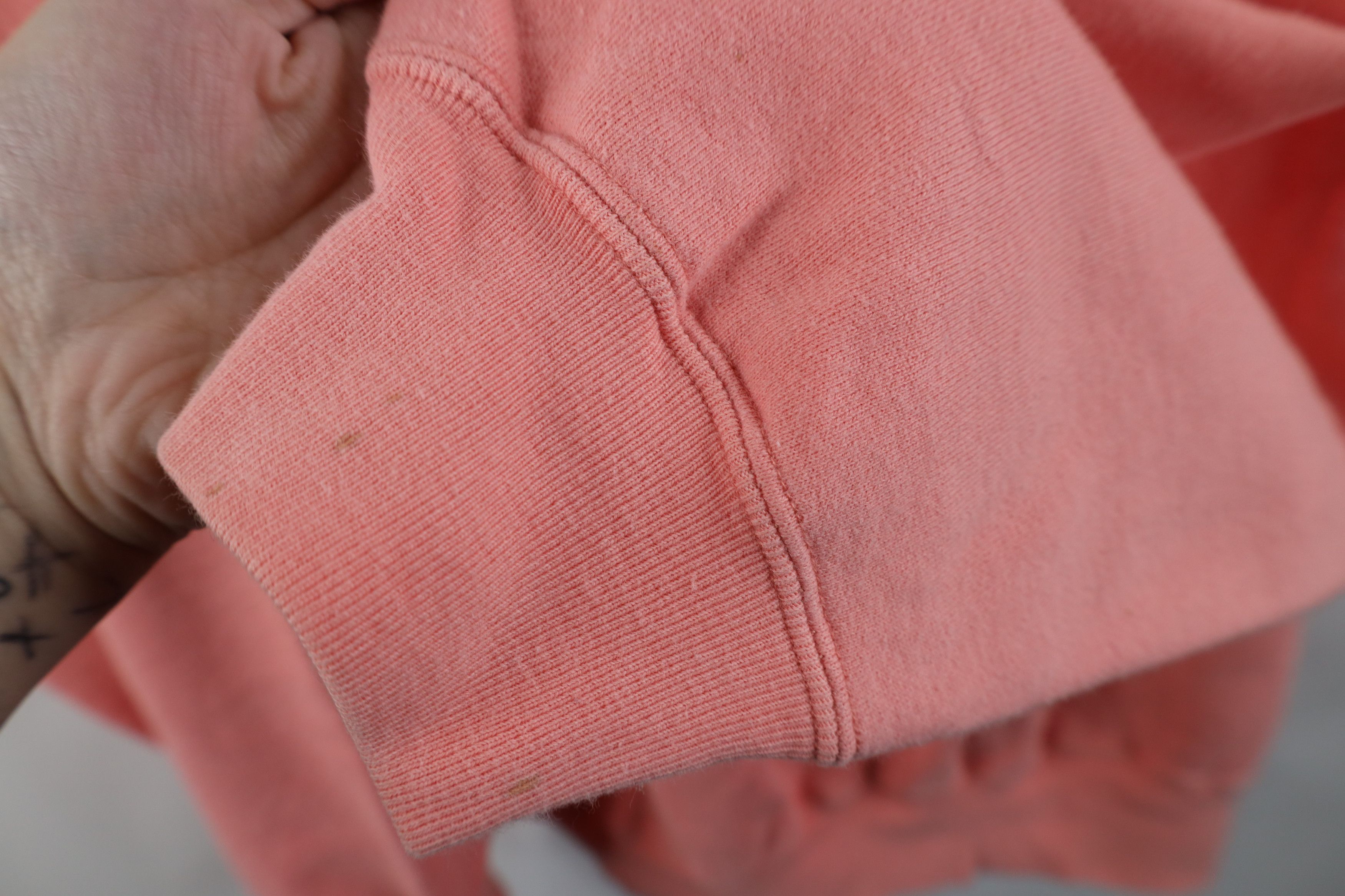 Ralph Lauren × Vintage Vintage 90s Ralph Lauren Baggy Pocket Sweatshirt Pink Size US XL / EU 56 / 4 - 5 Thumbnail