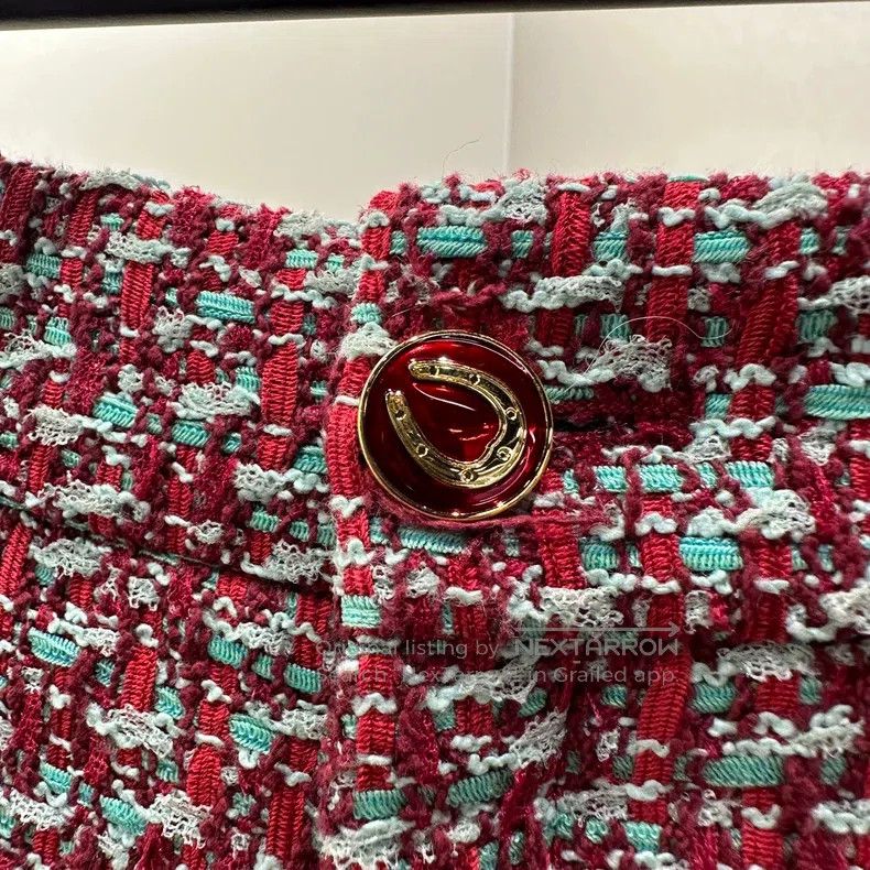 Gucci Gucci Plaid tweed high-waisted straight shorts Size 25" / US 0 / IT 36 - 6 Thumbnail