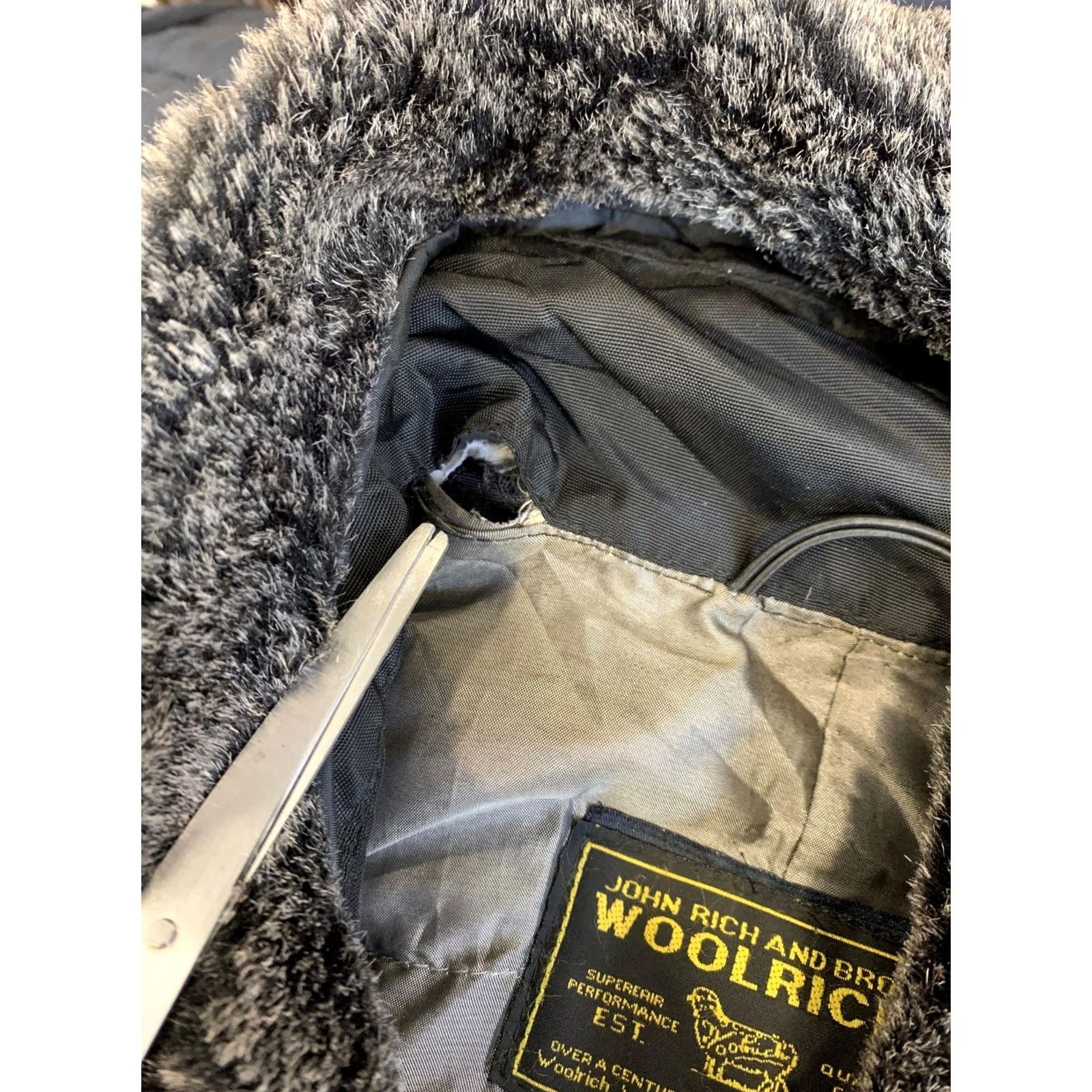 Vintage Woolrich John Rich & Bros Field Parka Jacket Black M / TG M Men Parka Size US M / EU 48-50 / 2 - 7 Thumbnail