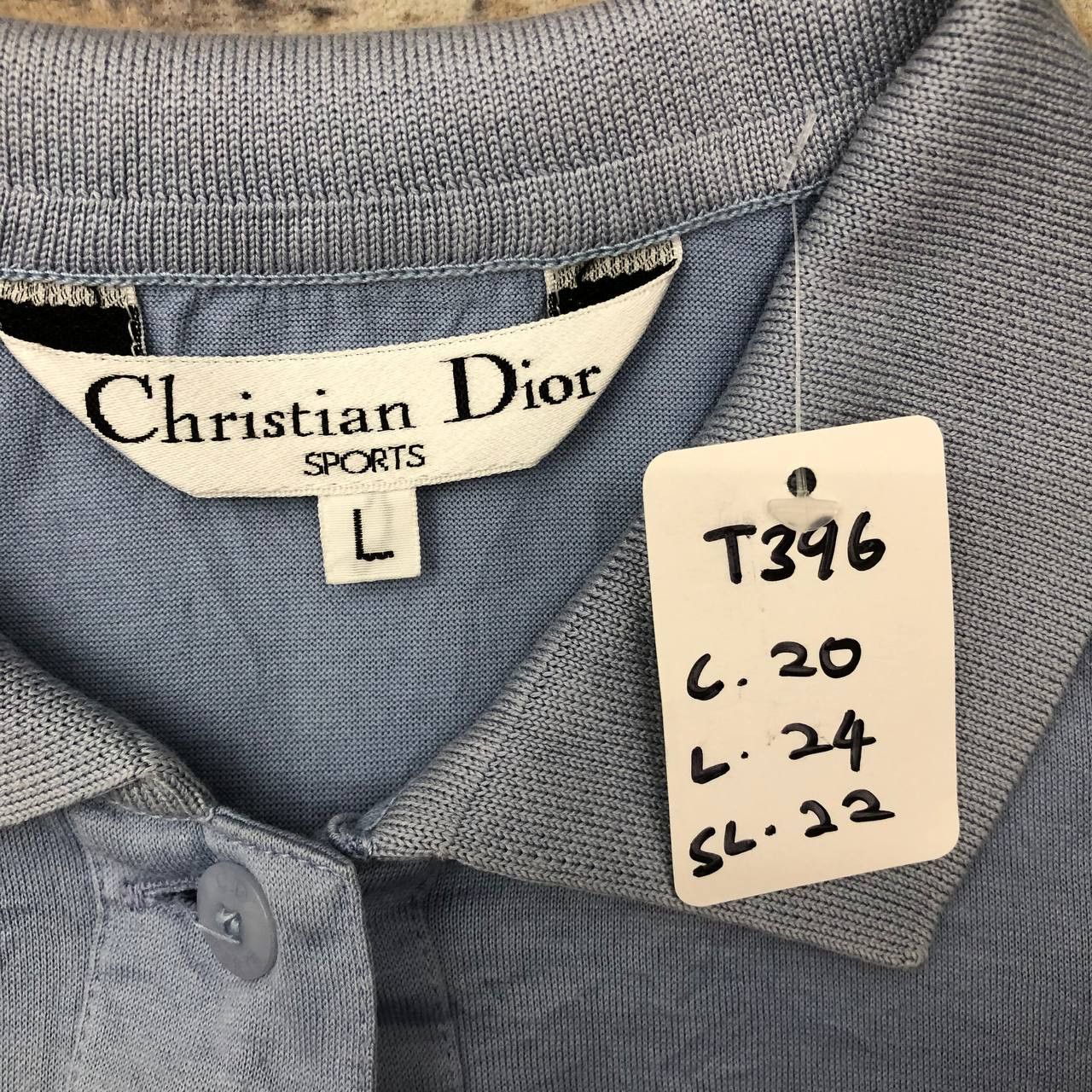 Christian Dior Monsieur T396 VTG CHRISTIAN DIOR SPORT POLO SHIRTS Size US L / EU 52-54 / 3 - 6 Thumbnail