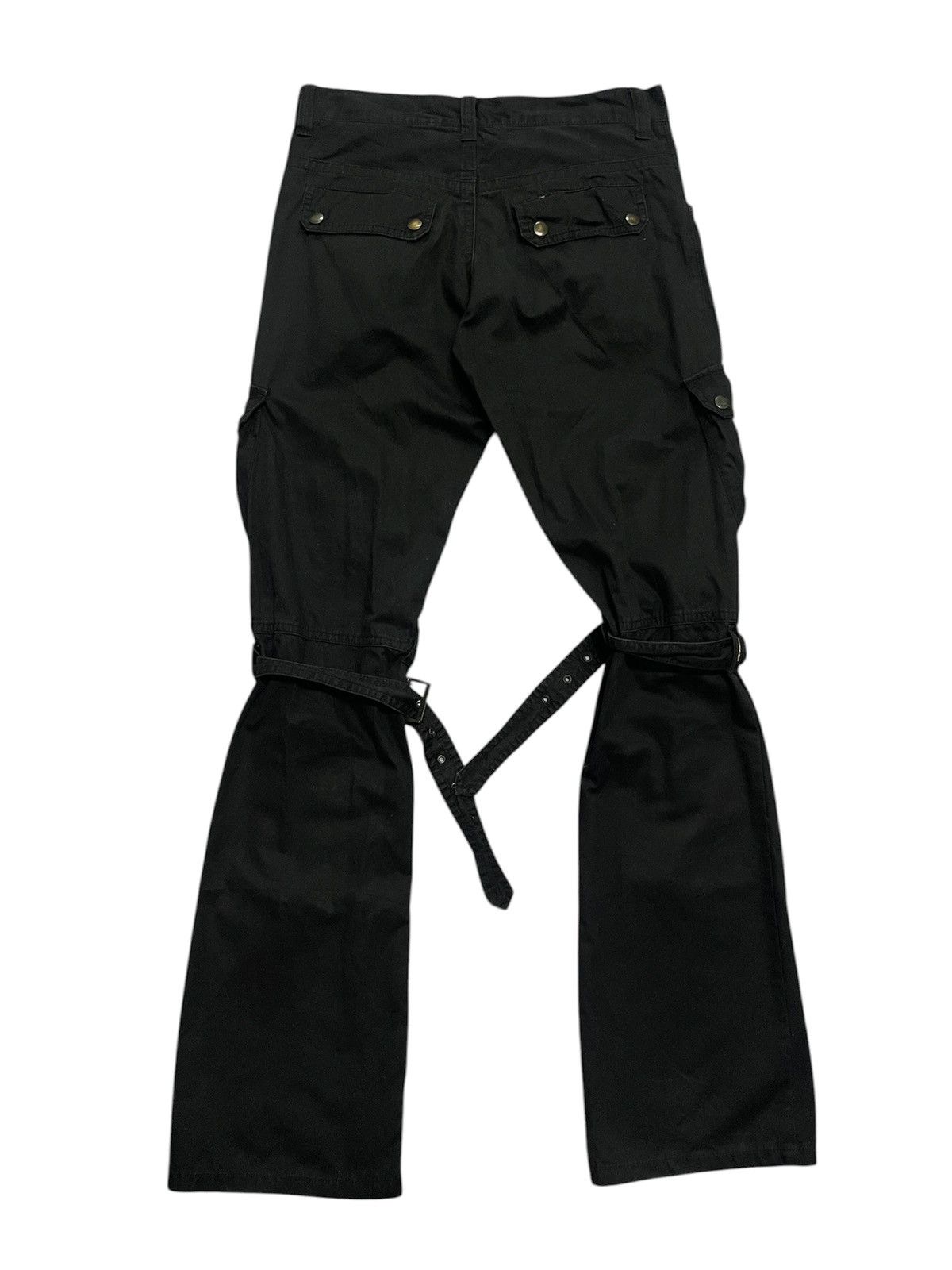 Issey Miyake 🔥FLARE 🔥Tete Homme Double Knee Bondage Parachute Bootcut Size US 32 / EU 48 - 9 Thumbnail