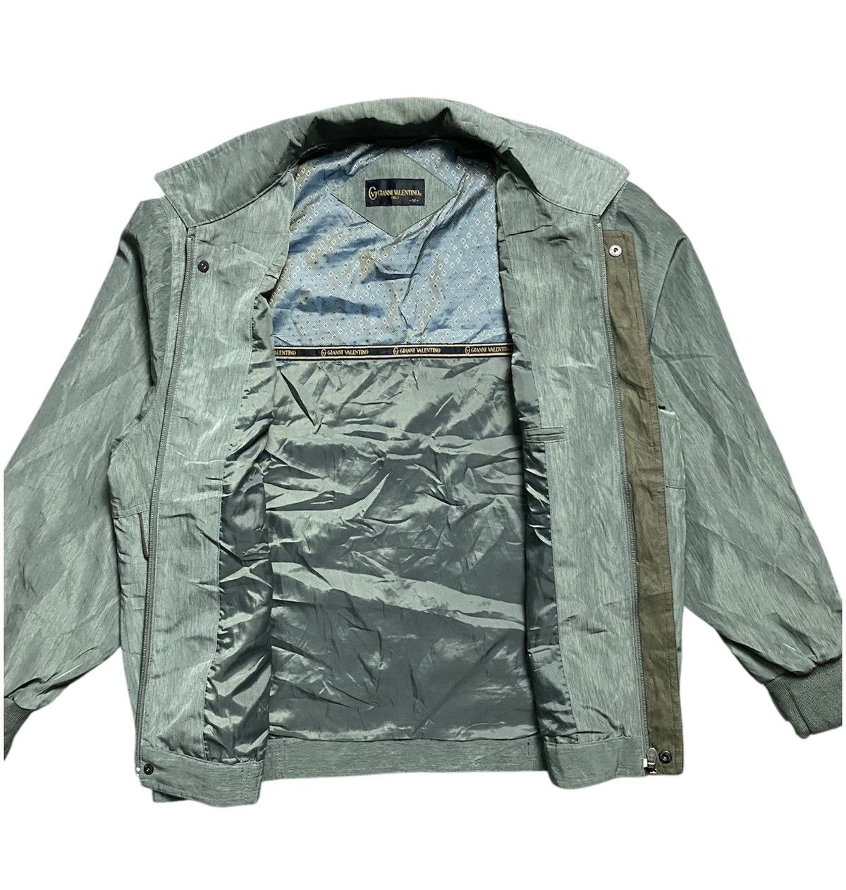 Gianni Valentino Vintage Gianni Valentino Nylon/ Poly Bombers Jacket Size US M / EU 48-50 / 2 - 3 Thumbnail