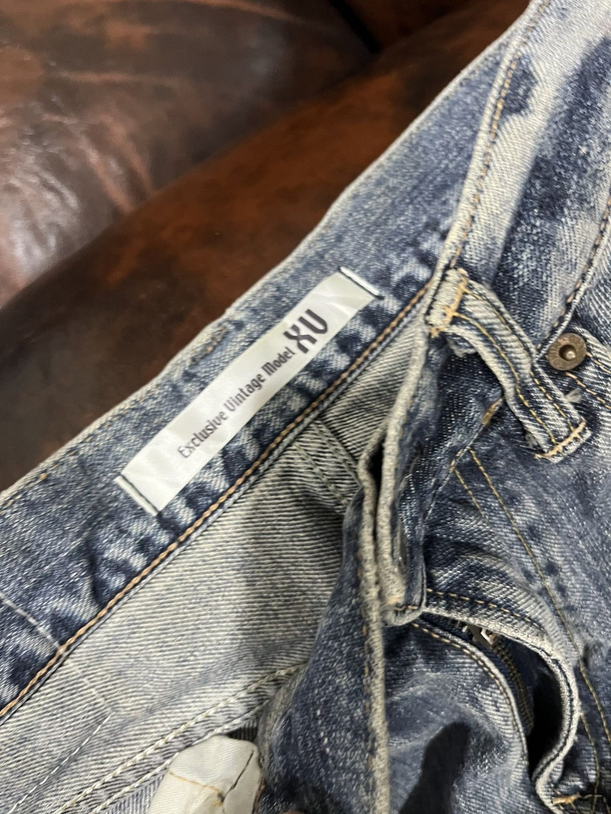 If Six Was Nine 💥Vtg Edwin Vintage Exclusive Flare Bootcut Denim Size US 33 - 8 Thumbnail