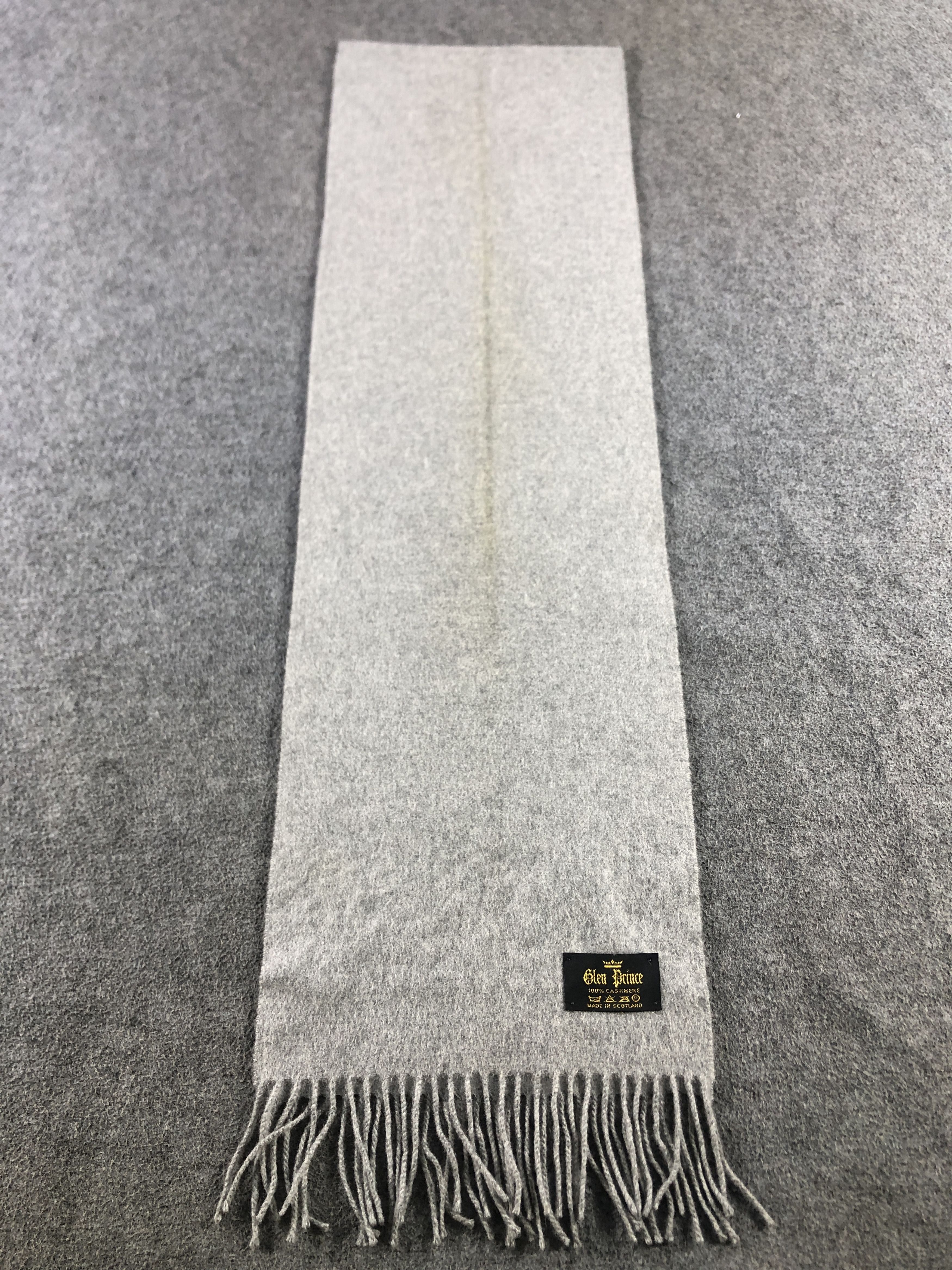 Vintage Glen Prince Plain Scarf / Muffler / Neckwear P779 Size ONE SIZE - 2 Thumbnail