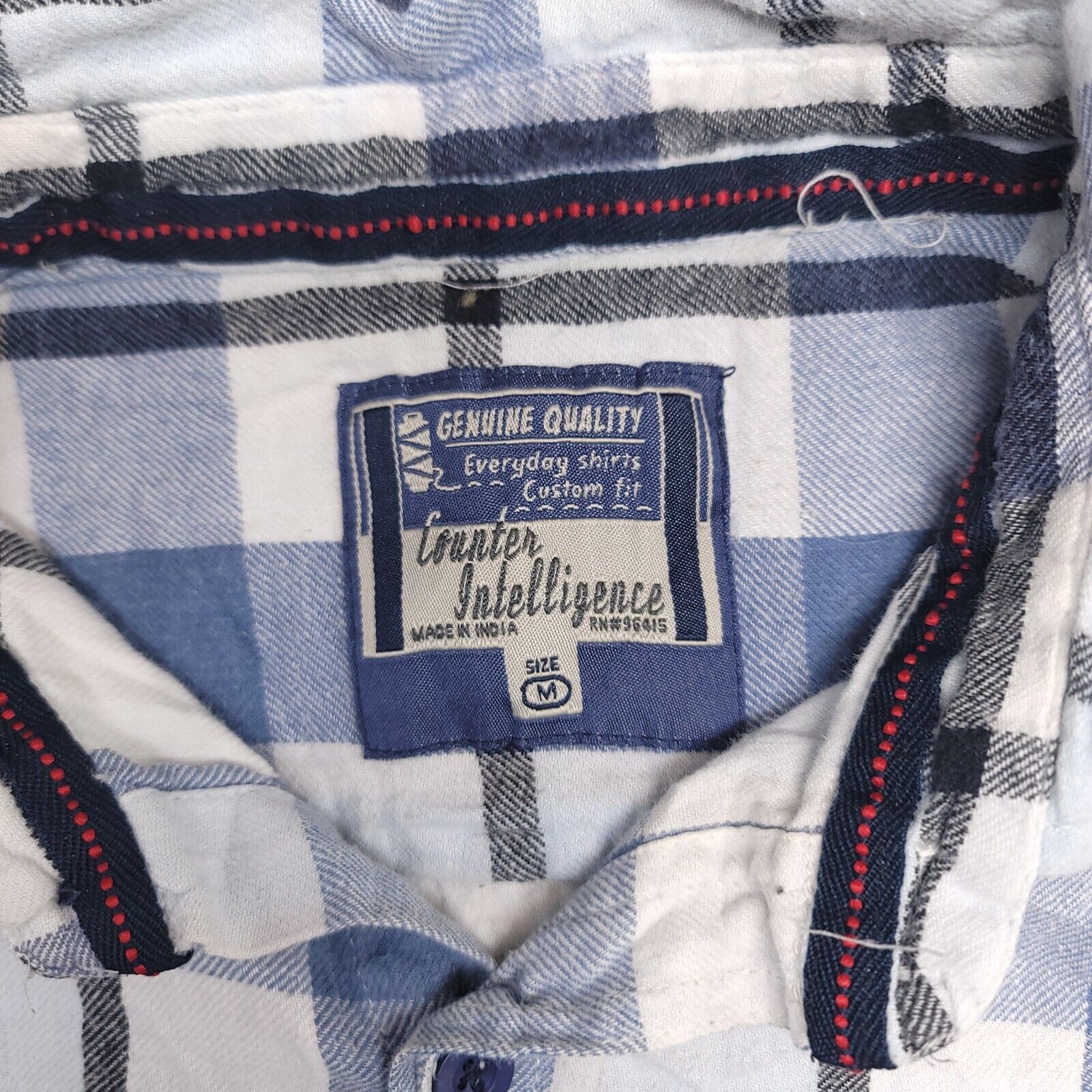 Counter Intelligence Counter Intelligence Buffalo Check Flannel Shirt Mens Size M Size US M / EU 48-50 / 2 - 3 Thumbnail