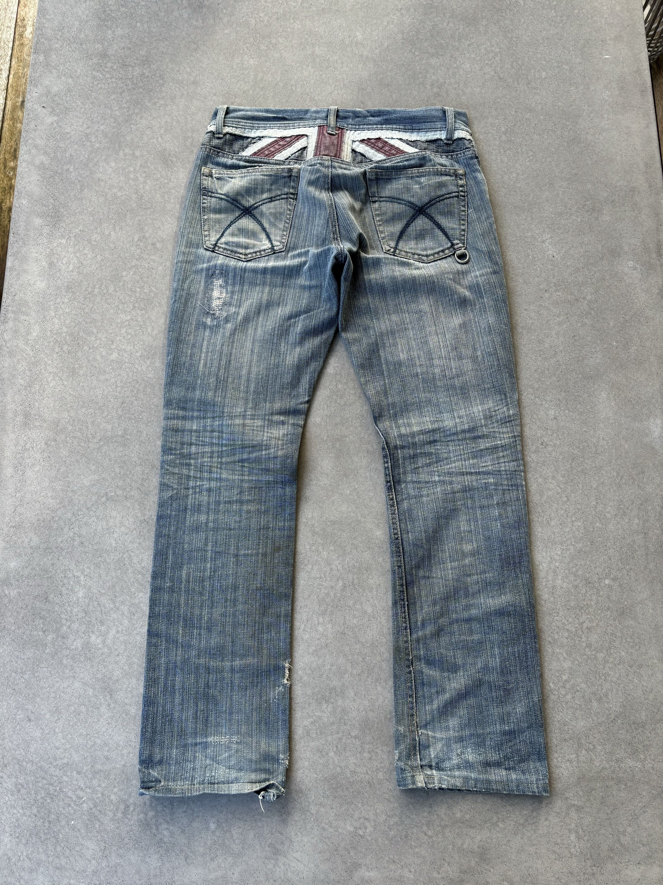 In The Attic × Vintage In The Attic Studded denim Size US 30 / EU 46 - 2 Thumbnail