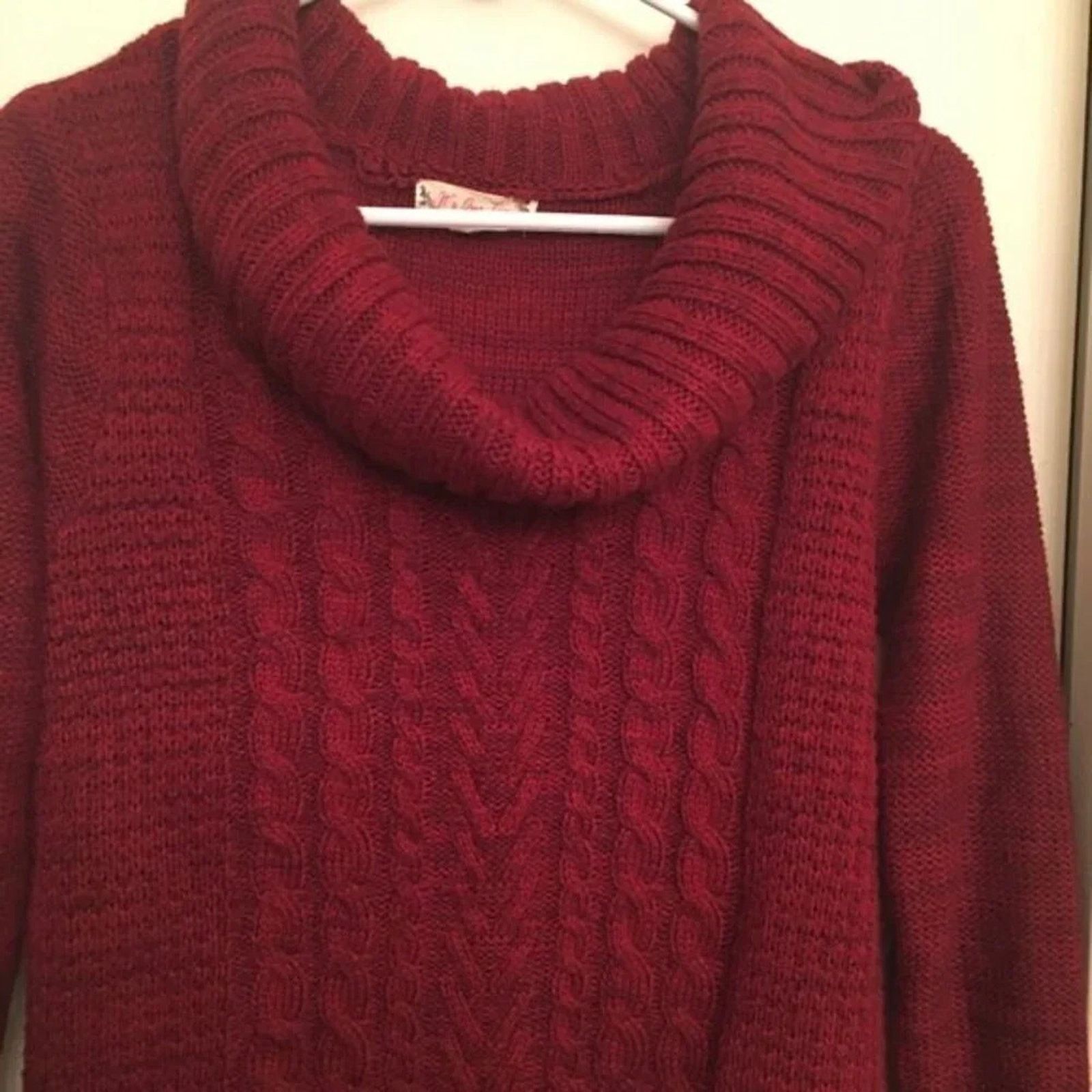 The Unbranded Brand It’s Our Time cowl neck sweater, size small. Size S / US 4 / IT 40 - 2 Thumbnail