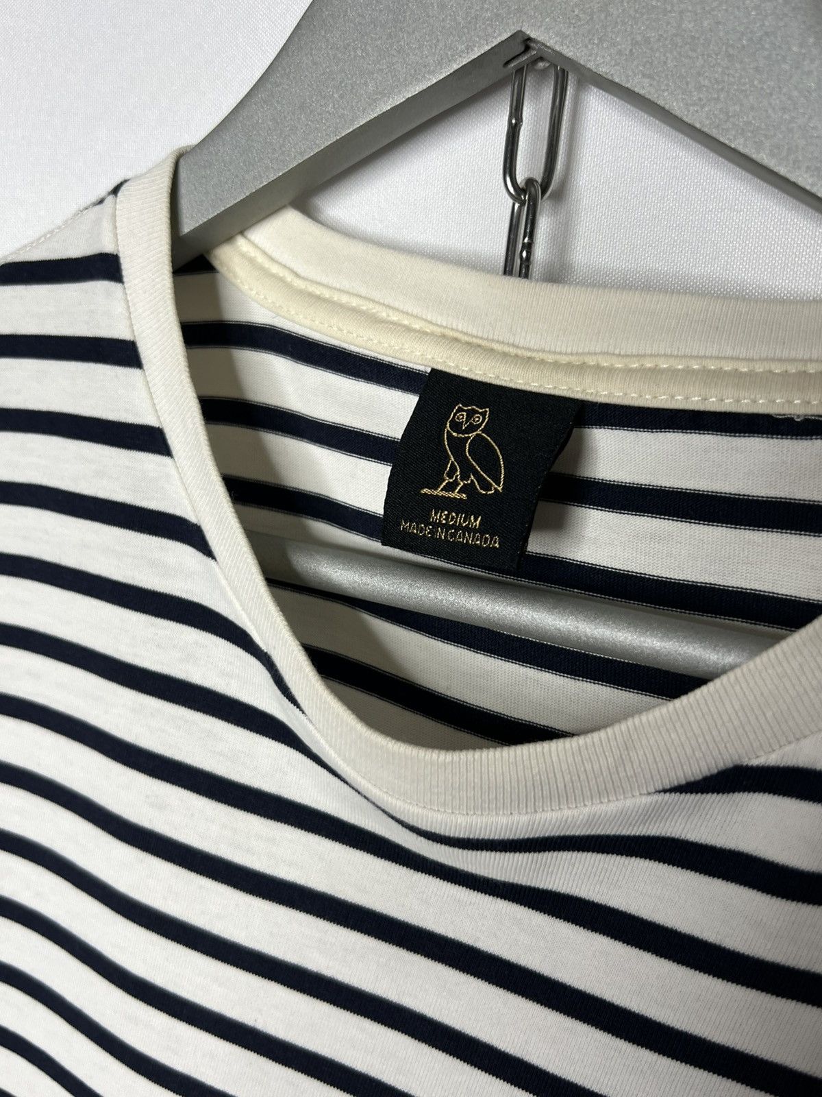Drake OVO T-Shirt Small Logo Drake Striped Tee Merch Rare Size US M / EU 48-50 / 2 - 7 Thumbnail