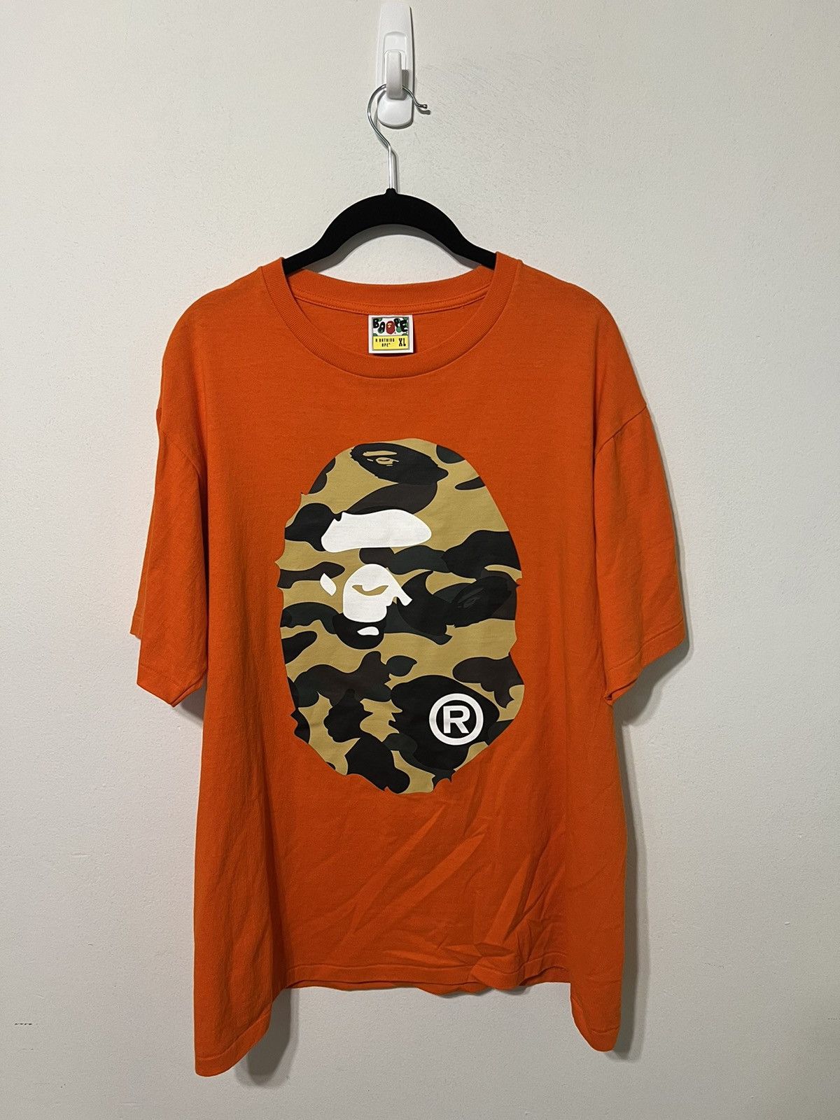 Bape 1st Camo Big Ape Head Tee Size US XL / EU 56 / 4 - 1 Thumbnail