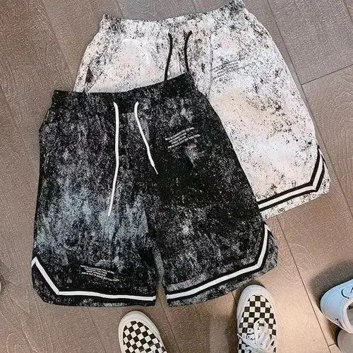 Other 20SS Indigo Union Japan Black Splash Jersey Shorts Size US 32 / EU 48 - 2 Thumbnail