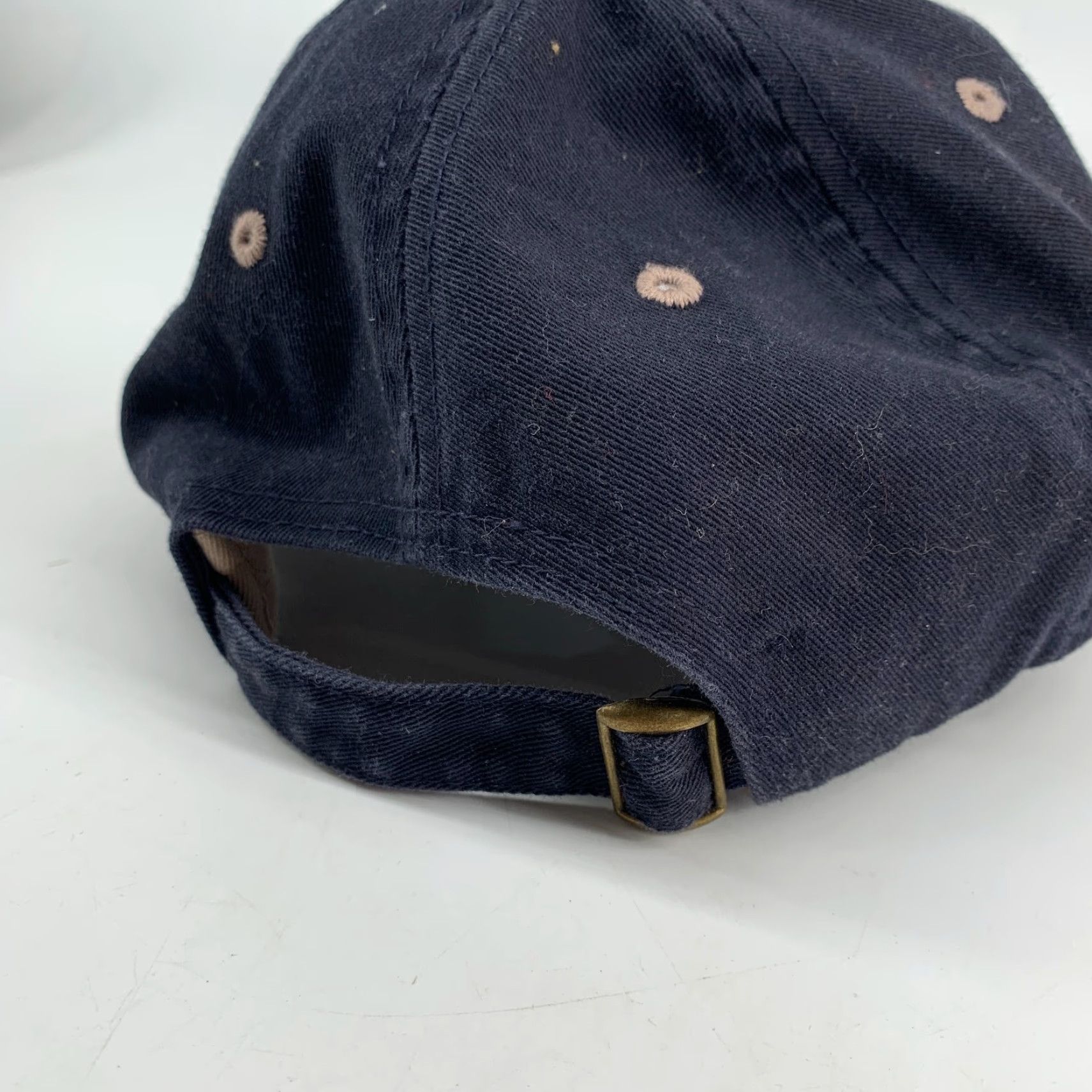 Vintage Jhat's Men's Black Adjustable Baseball Hat Baseball Cap Mens Outdoor Solid Black Adjustable Hook With Care! Size ONE SIZE - 5 Thumbnail