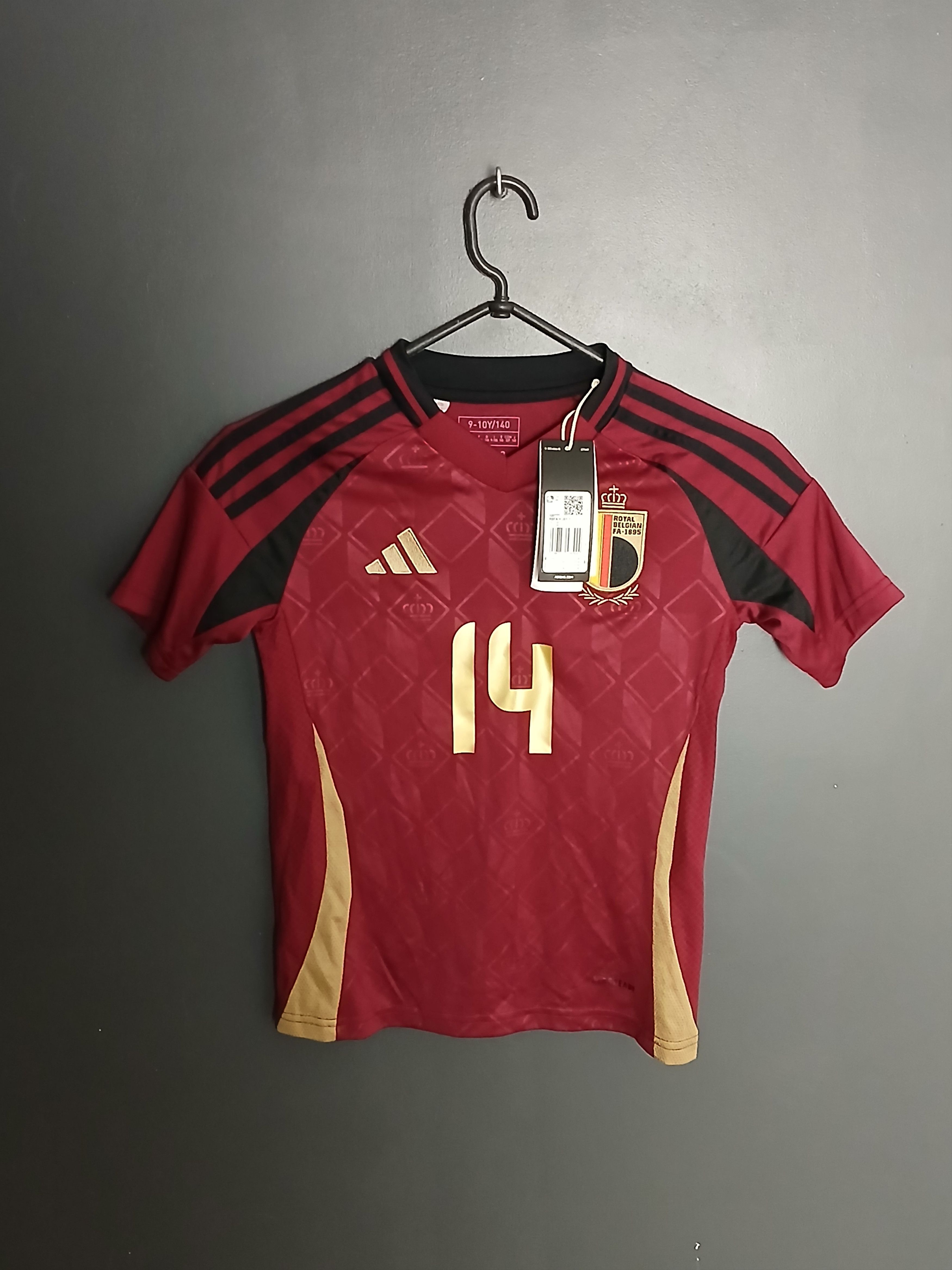 Adidas KIDS Belgium National Team 24/25 Home Football Jersey Size US XS / EU 42 / 0 - 1 Thumbnail