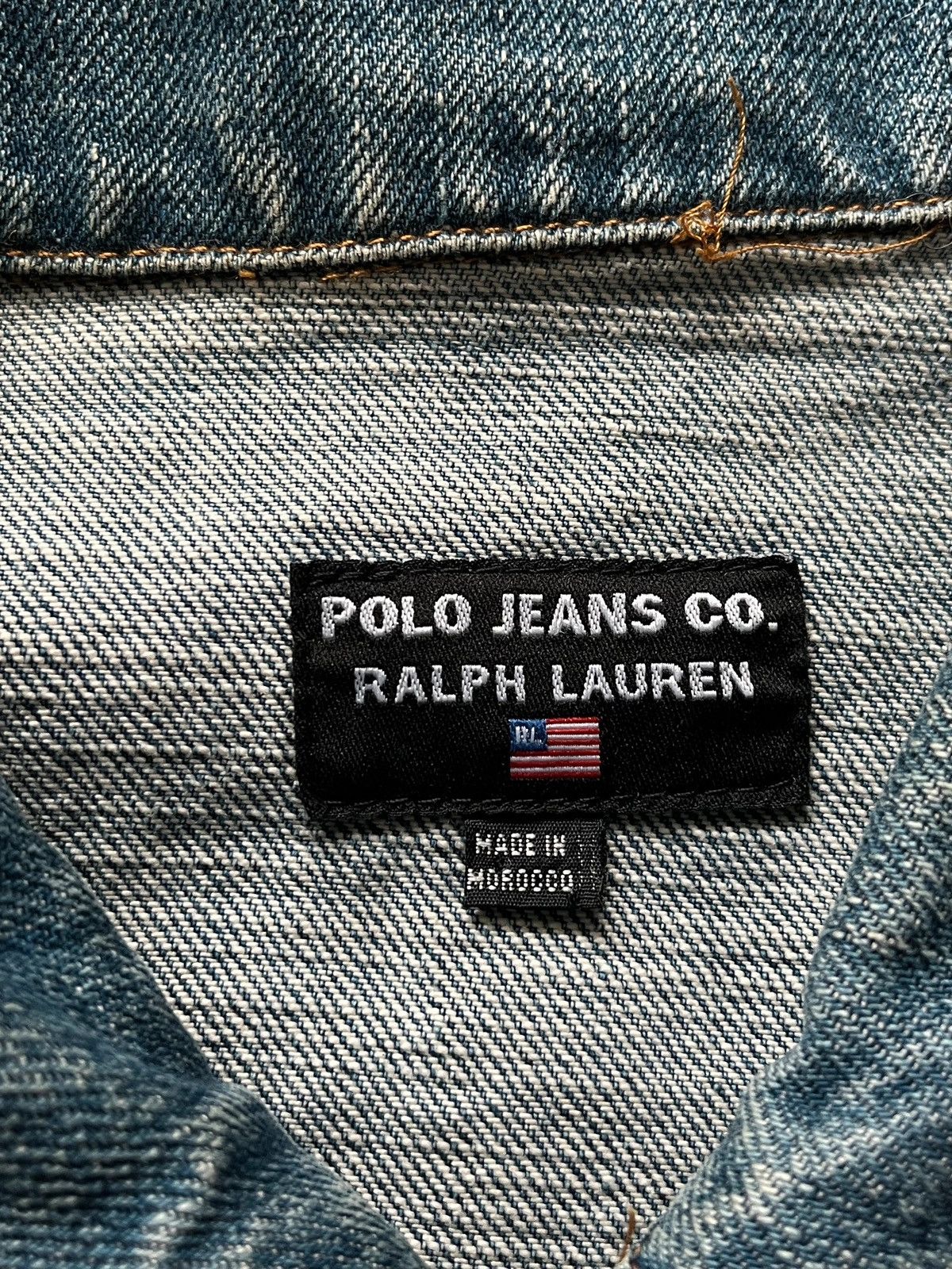 Ralph Lauren Ralph Lauren Polo Jeans Sz XL Denim Jeans Jacket 2001 Rare Size US XL / EU 56 / 4 - 5 Thumbnail